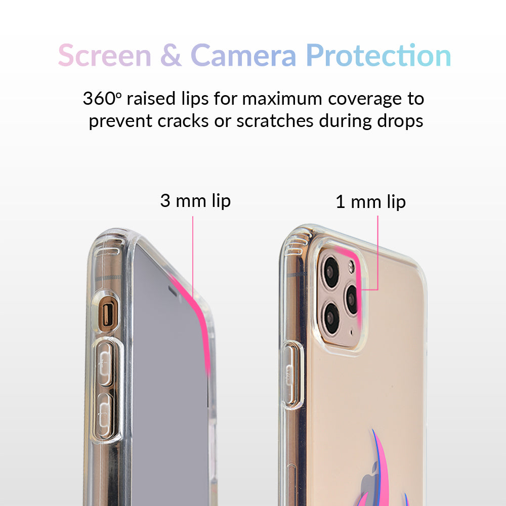 Flames Clear iPhone Case - Shockproof & Scratch-Resistant Protective Cover for iPhone [Model] - Perfect for Everyday Use, Travel & Outdoor Adventures