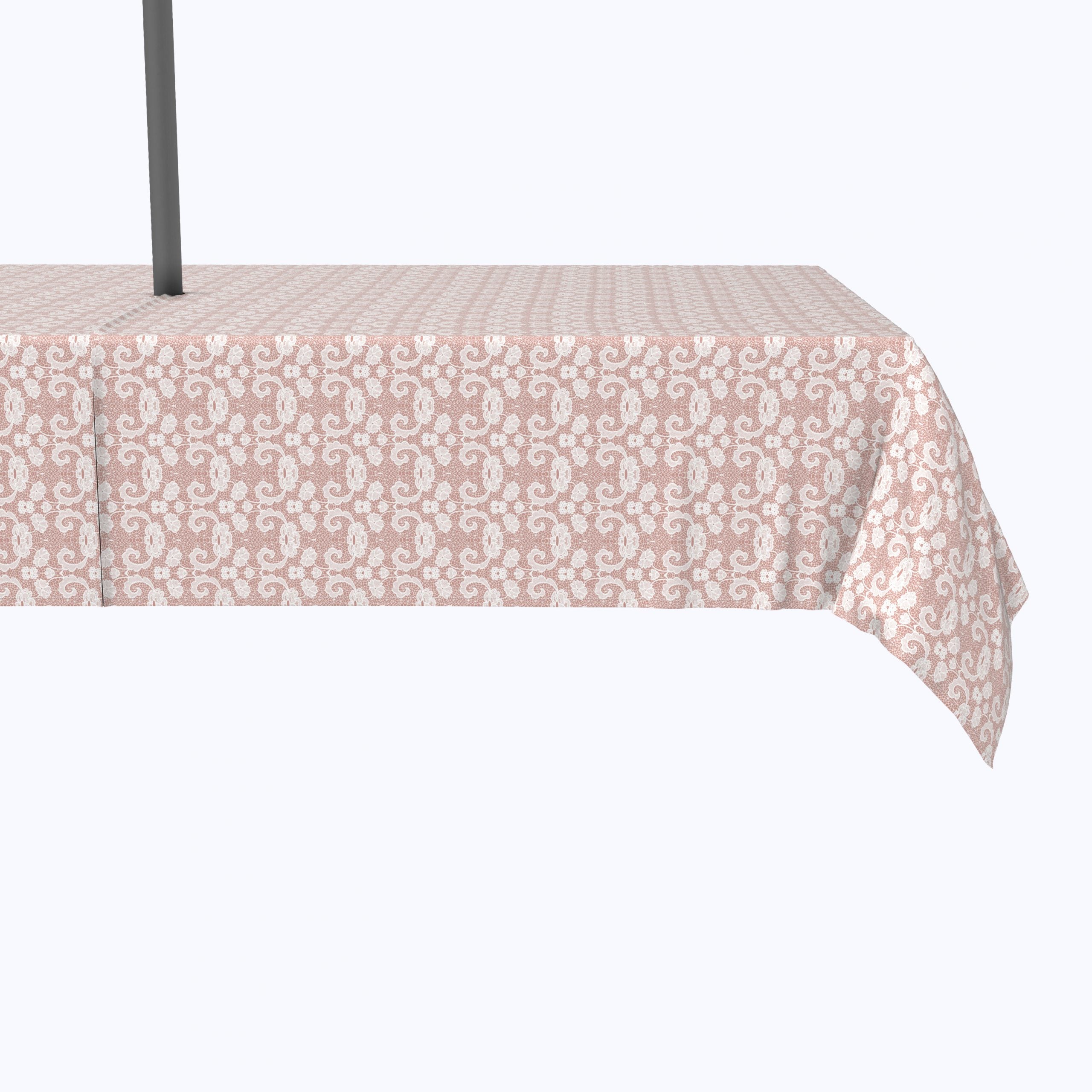 Elegant Lace Outdoor Rectangular Decorative Flowers - Perfect for Garden, Patio, and Wedding Decorations