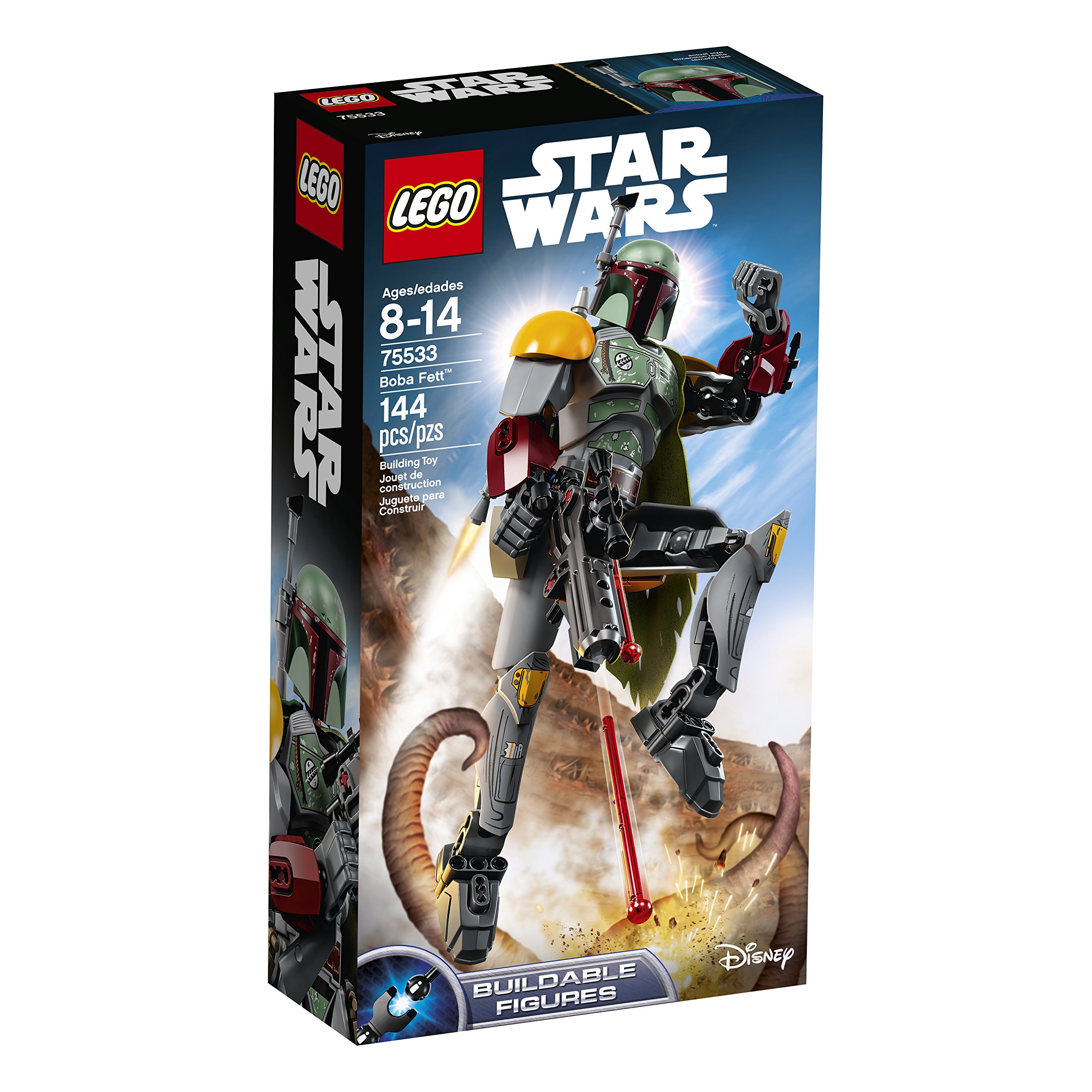 LEGO Star Wars: Return of the Jedi Boba Fett 75533 Building Kit (144 Pieces) - Ultimate Collectible Model for Star Wars Fans & Display Piece for Home or Office