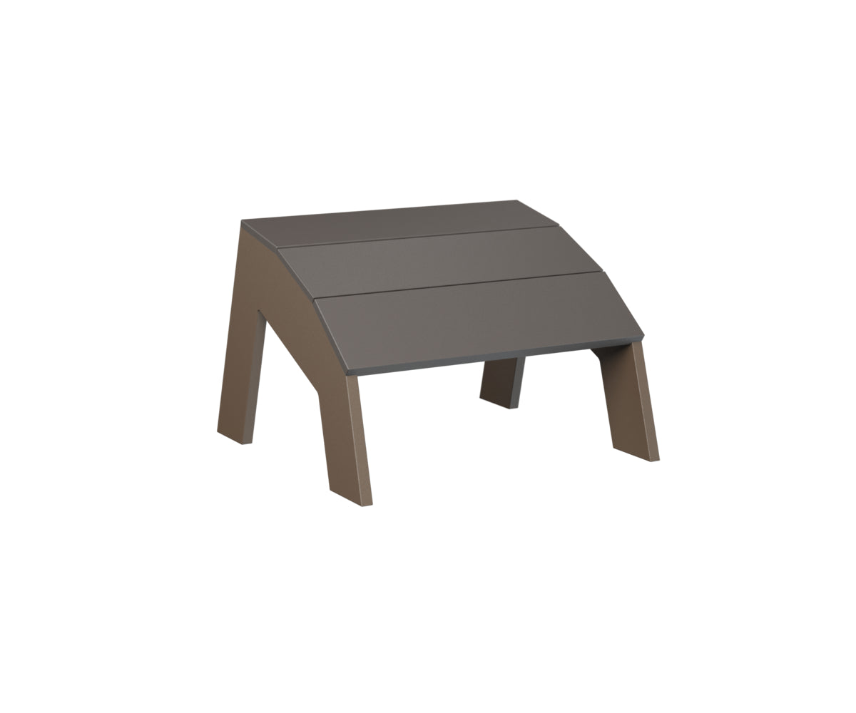 Berlin Gardens Nordic Adirondack Footstool - Outdoor Patio Furniture, Solid Wood Footrest for Garden, Deck & Poolside Relaxation