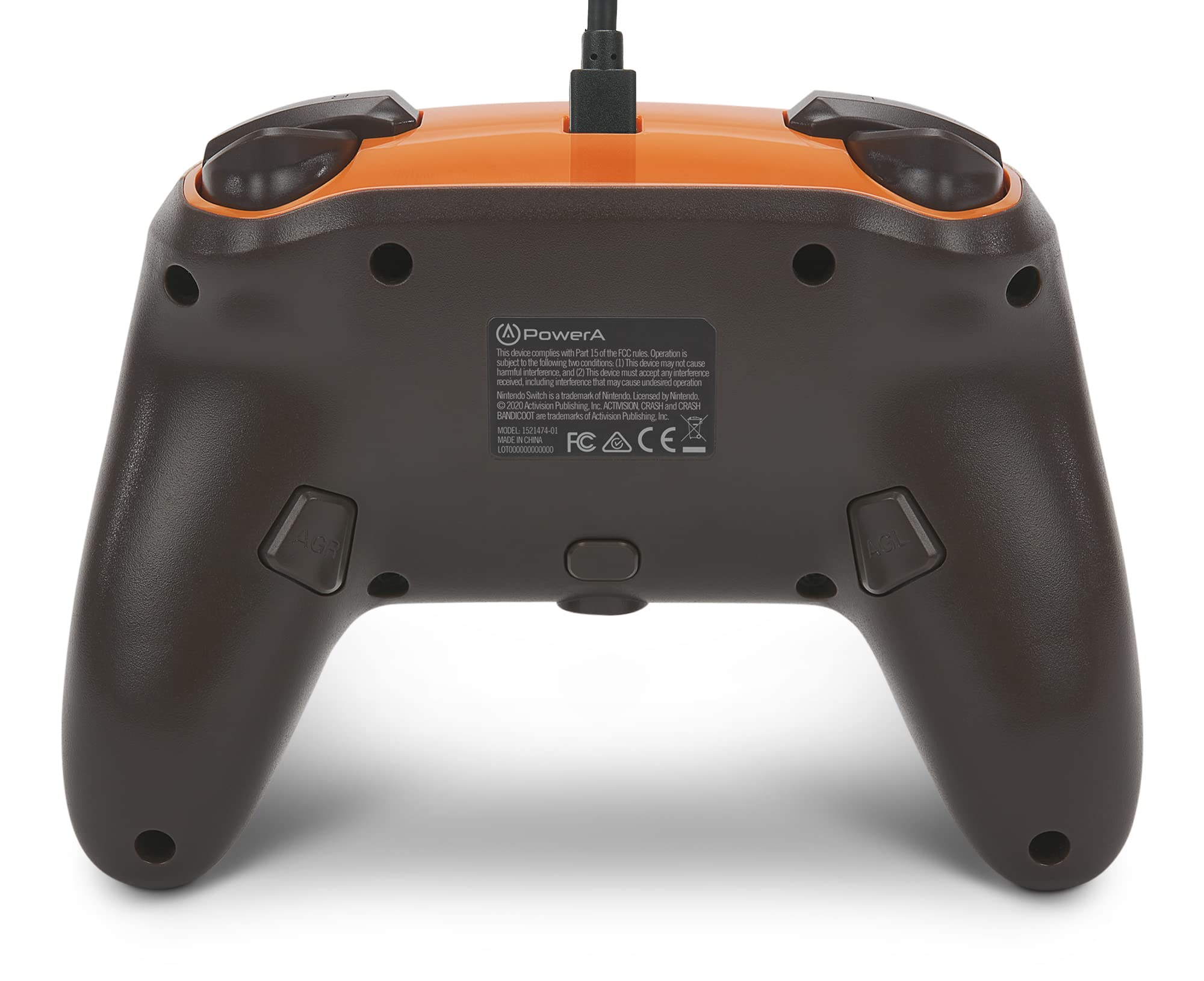 PowerA Enhanced Wired Controller for Nintendo Switch - Quantum Crash | Ergonomic Gamepad with Dual Vibration & Programmable Buttons | Perfect for Mario Kart, Smash Bros & Long Gaming Sessions