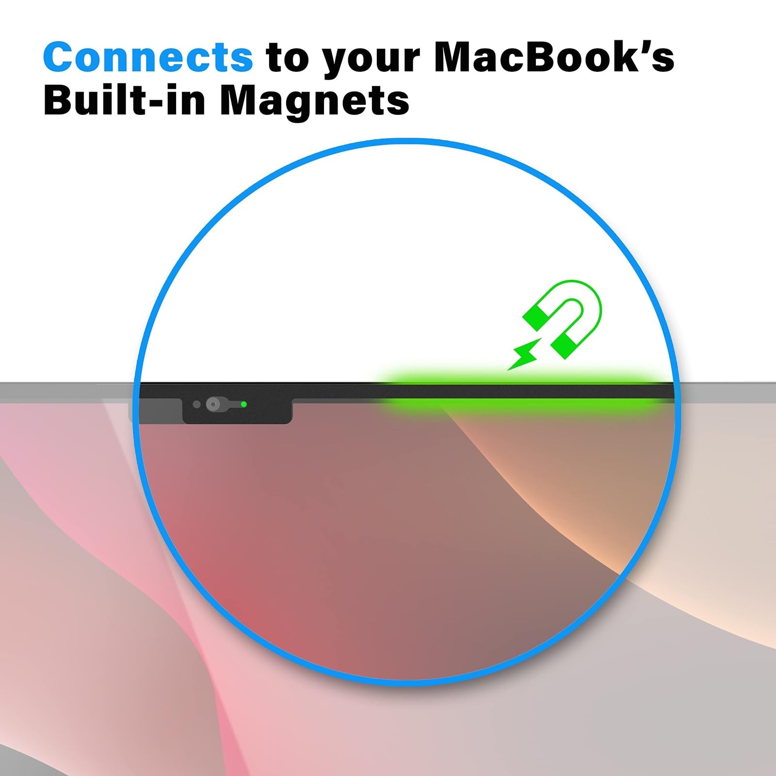 Privacy Webcam Cover for MacBook Pro & Air (2021-2022 Models) - Sliding Camera Cover Compatible with Notch Display Laptops - Perfect for Video Calls, Online Meetings & Security Protection