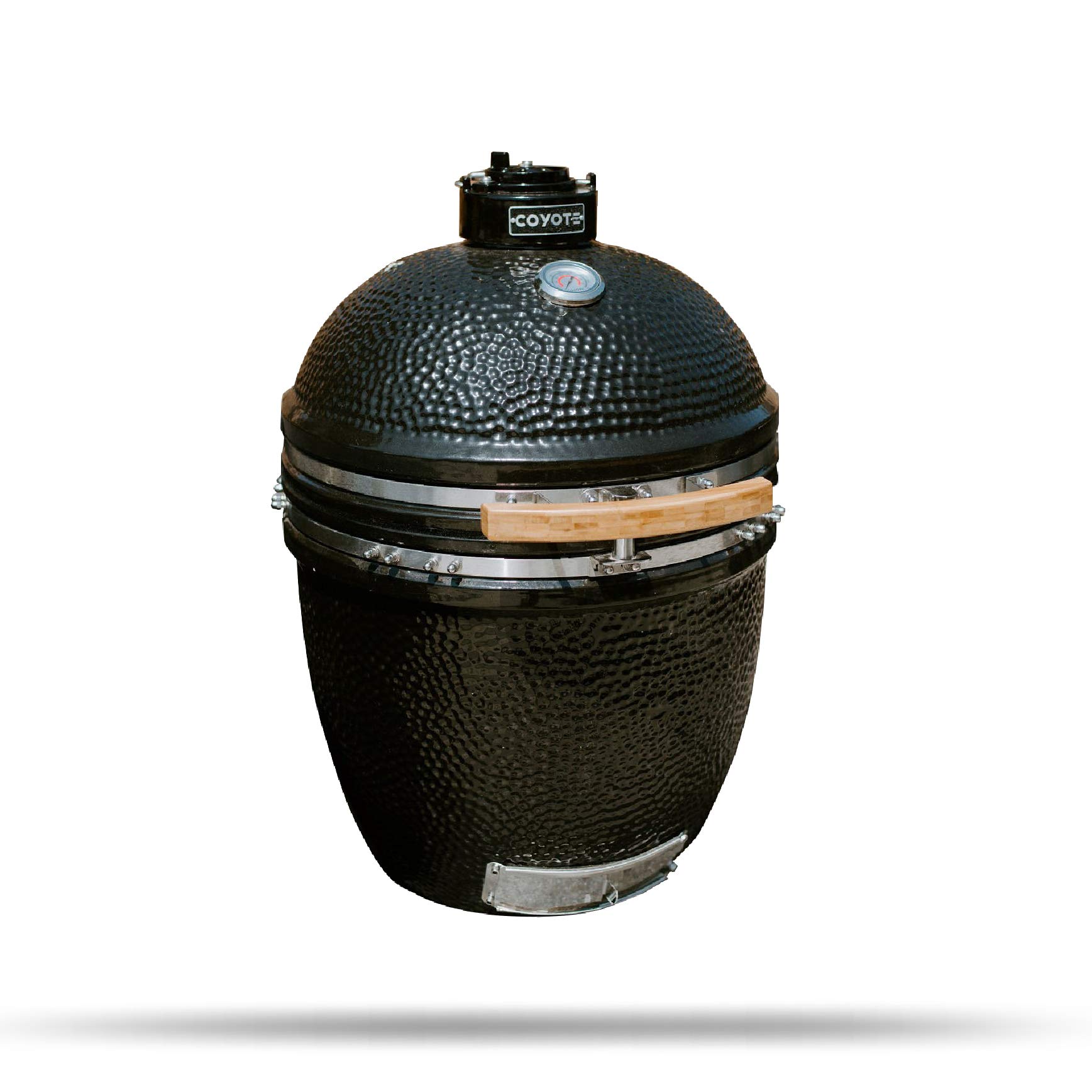 Coyote Asado Built-In Ceramic Grill Smoker Cooker - Outdoor BBQ, Smoking & Grilling for Backyard, Patio & Camping