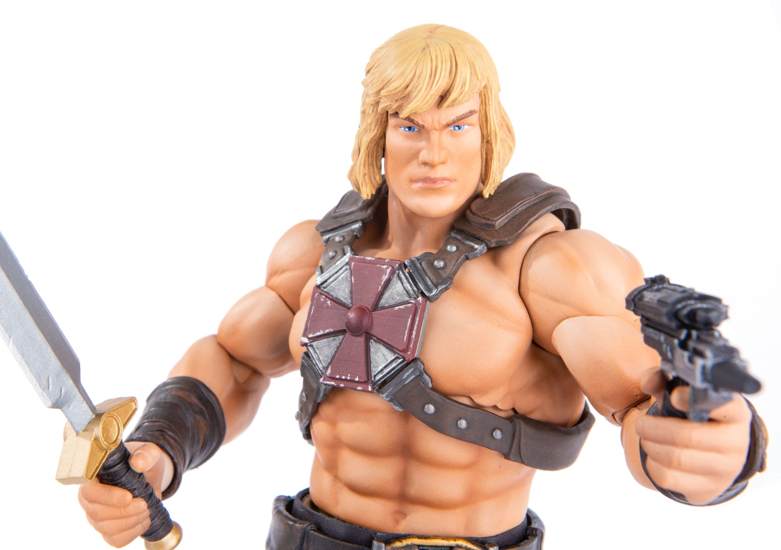 He-Man 1/6 Scale Action Figure Collectible - Masters of the Universe Classic Hero Toy for Display & Play - Perfect for Collectors, Fans, and Home Decor