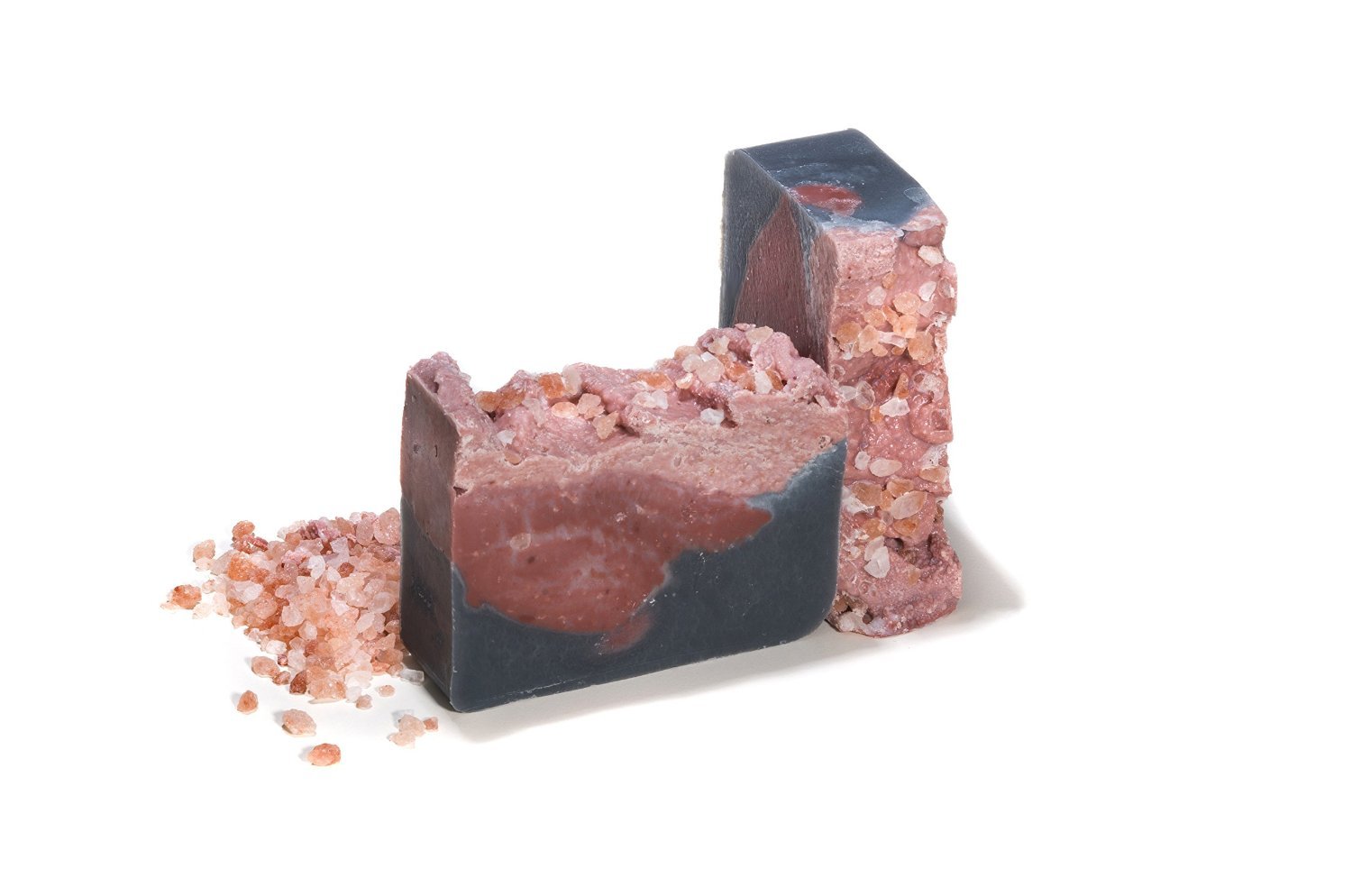 Organic Himalayan Pink Salt & Rose Soap Bar with Shea Butter, Coconut Oil & Glycerin - Moisturizing Body & Face Cleanser for Dry & Sensitive Skin - 4oz Natural Skincare Gift for Spa, Bath & Relaxation