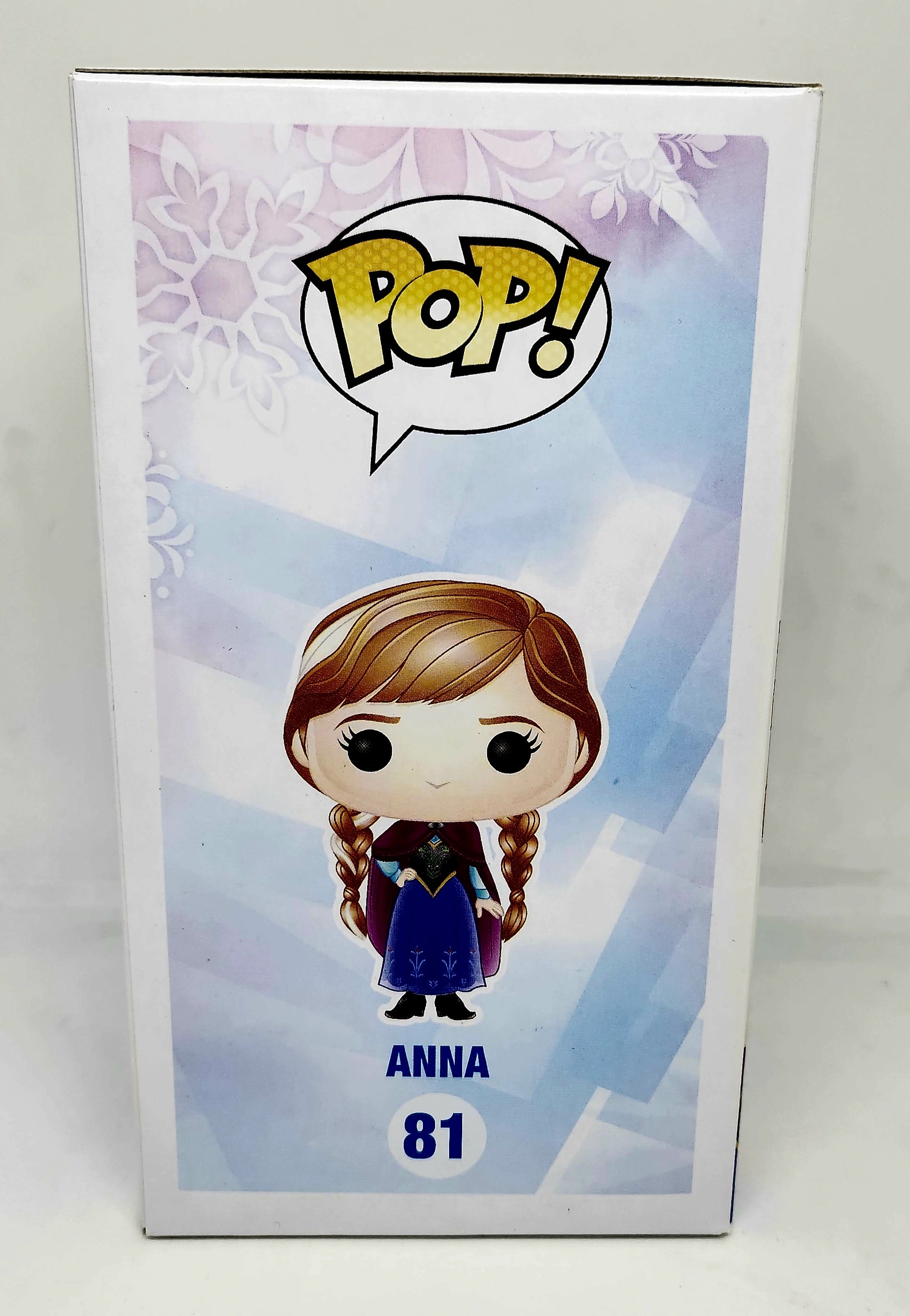 Disney Frozen Anna Translucent Pop Vinyl Figure - Collectible Toy for Disney Fans, Perfect for Display, Gifts & Home Decor