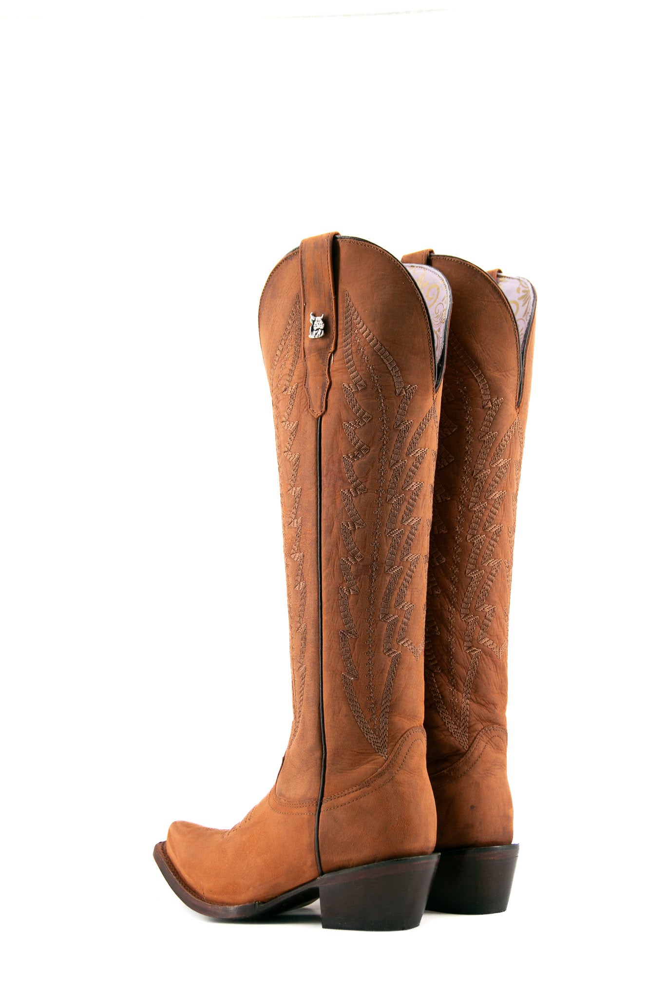 Veronica Tall Snip Toe Cowgirl Boots for Women - Western Riding Boots with Pointed Toe & Comfortable Heel | Perfect for Country Dancing, Rodeo & Fashion Outfits