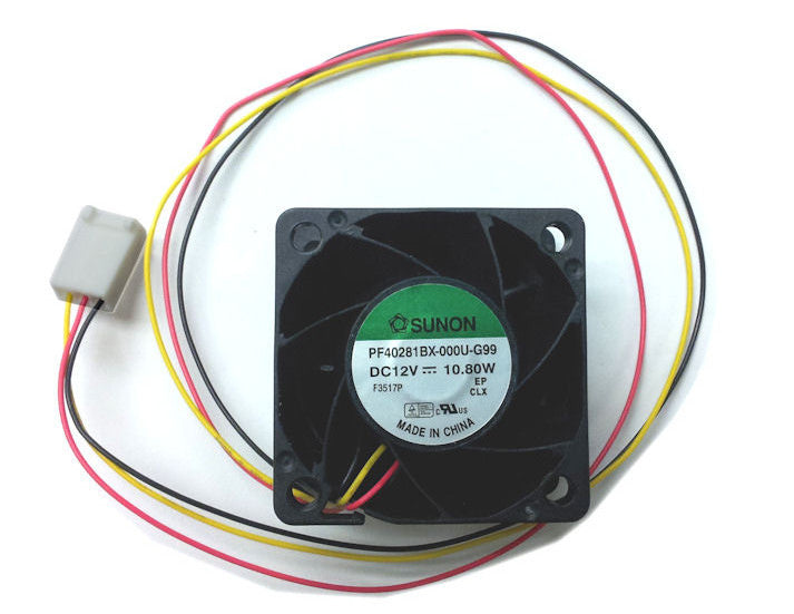 Sunon 40x40x28mm Ultra High Speed Cooling Fan PF40281BX 00U G99 - Perfect for PC, Gaming Rig, Server & Electronic Device Cooling