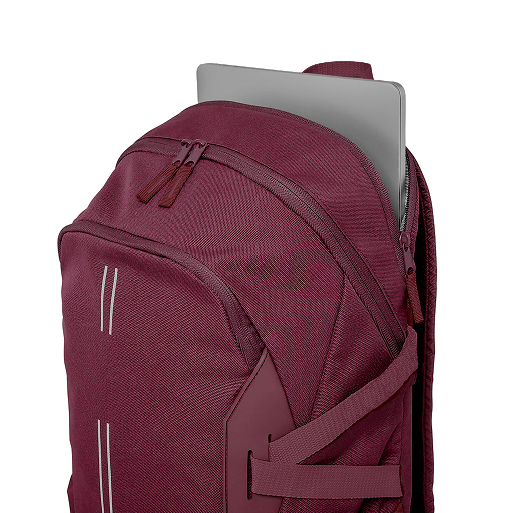 Jinibara State School Quantum Tuff Pack Medium 20L Maroon Backpack - Durable School Bag for Students, Perfect for Books, Laptops & Daily Essentials