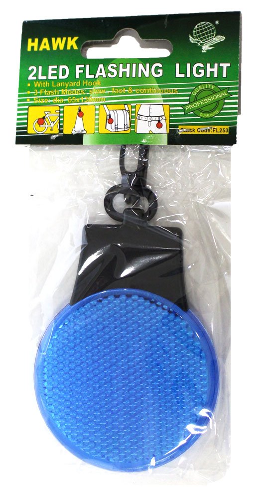 (2 Pack) LED Safety Flashing Light with Lanyard Hook - 3 Flash Modes, Long-lasting Battery Included - Perfect for Night Running, Cycling, Walking & Emergency Visibility for Adults & Kids