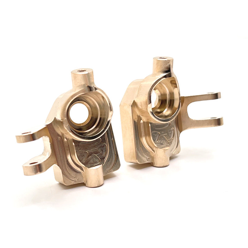 MJX Hyper Go H12Y/H12Y+ Upgrade Kit - Brass Front Axle Steering Cup for RC Car - Enhanced Durability & Precision Steering for Off-Road Bashing & Racing