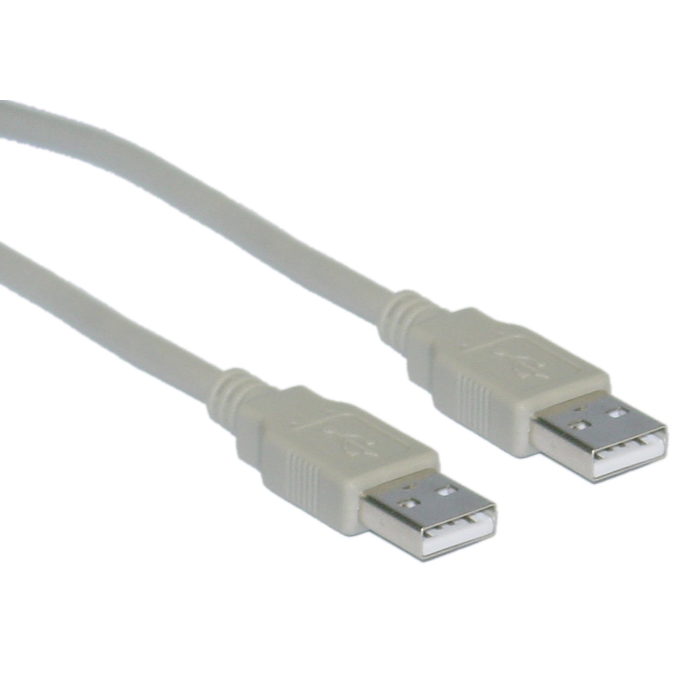 6ft USB 2.0 Cable A Male to A Male - High Speed Data Transfer Cord for PC, Laptop, Printer & External Hard Drive | Beige | CableWholesale | Perfect for Office & Home Use