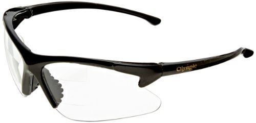 Black Frame With Clear Lens and Dual +2.5 Diopters