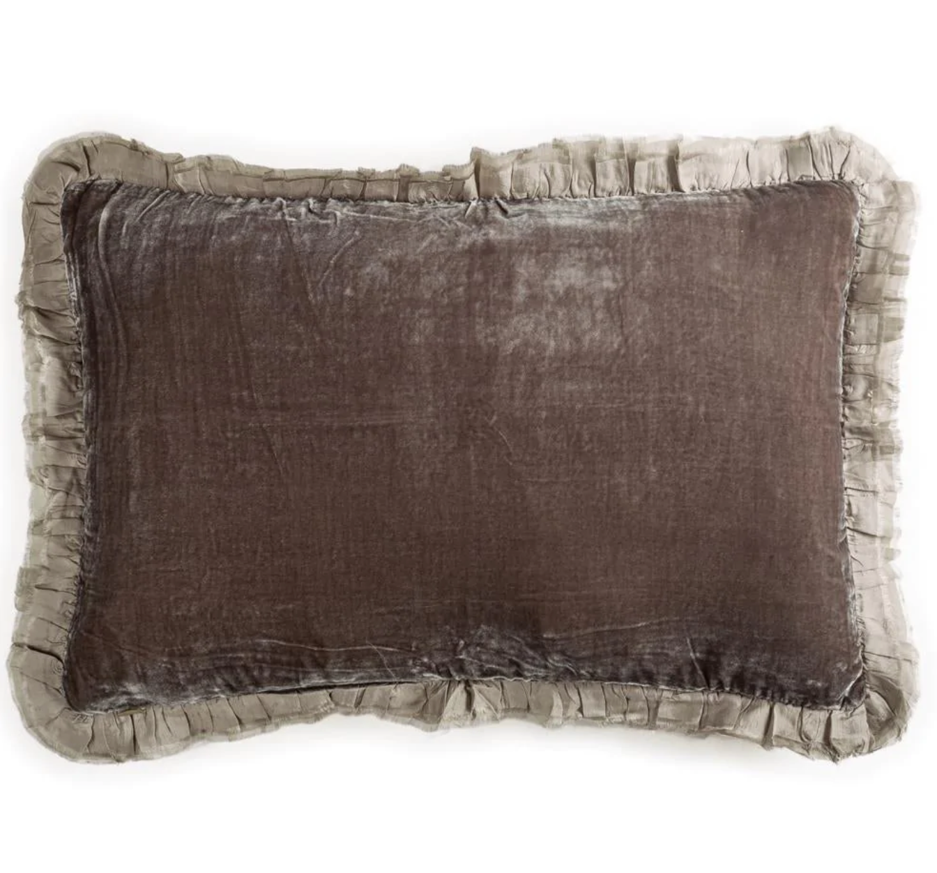 Séraphine Silk Velvet Pillow - Luxury Boston Home Decor for Living Room, Bedroom & Sofa