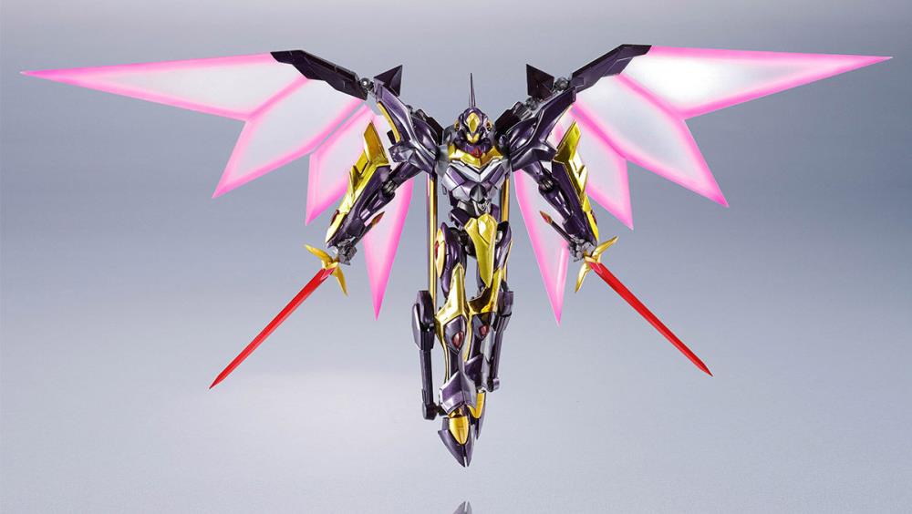 Bandai Metal Robot Spirits Code Geass Lancelot Albion Zero Action Figure - High-Quality Collectible Anime Model for Fans & Display - Perfect for Home Decor, Anime Collections, and Gift Giving