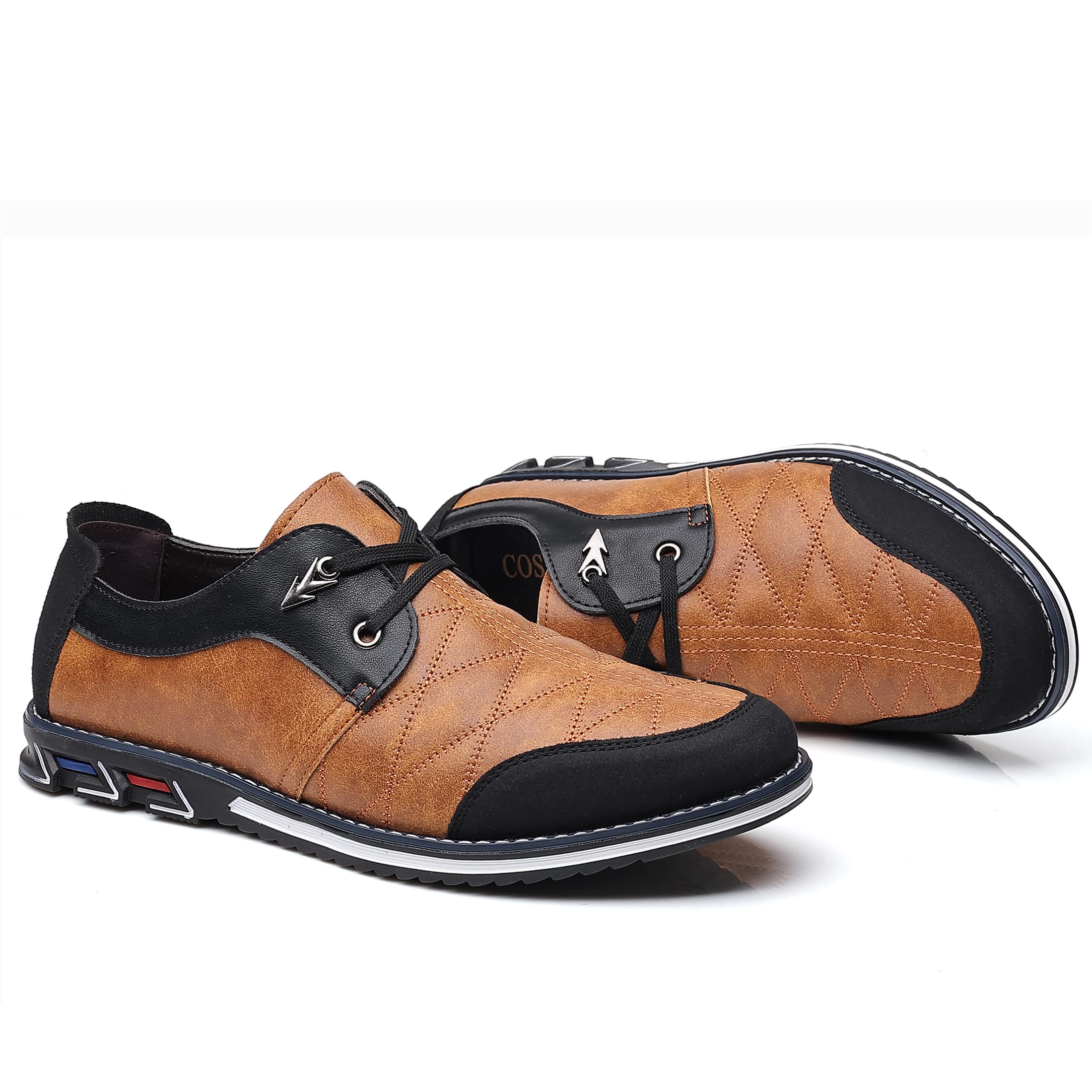 COSIDRAM Men's Casual Sneakers - Comfortable Loafers for Walking, Business & Office Wear | Stylish Dress Shoes for Everyday Use & Professional Outfits