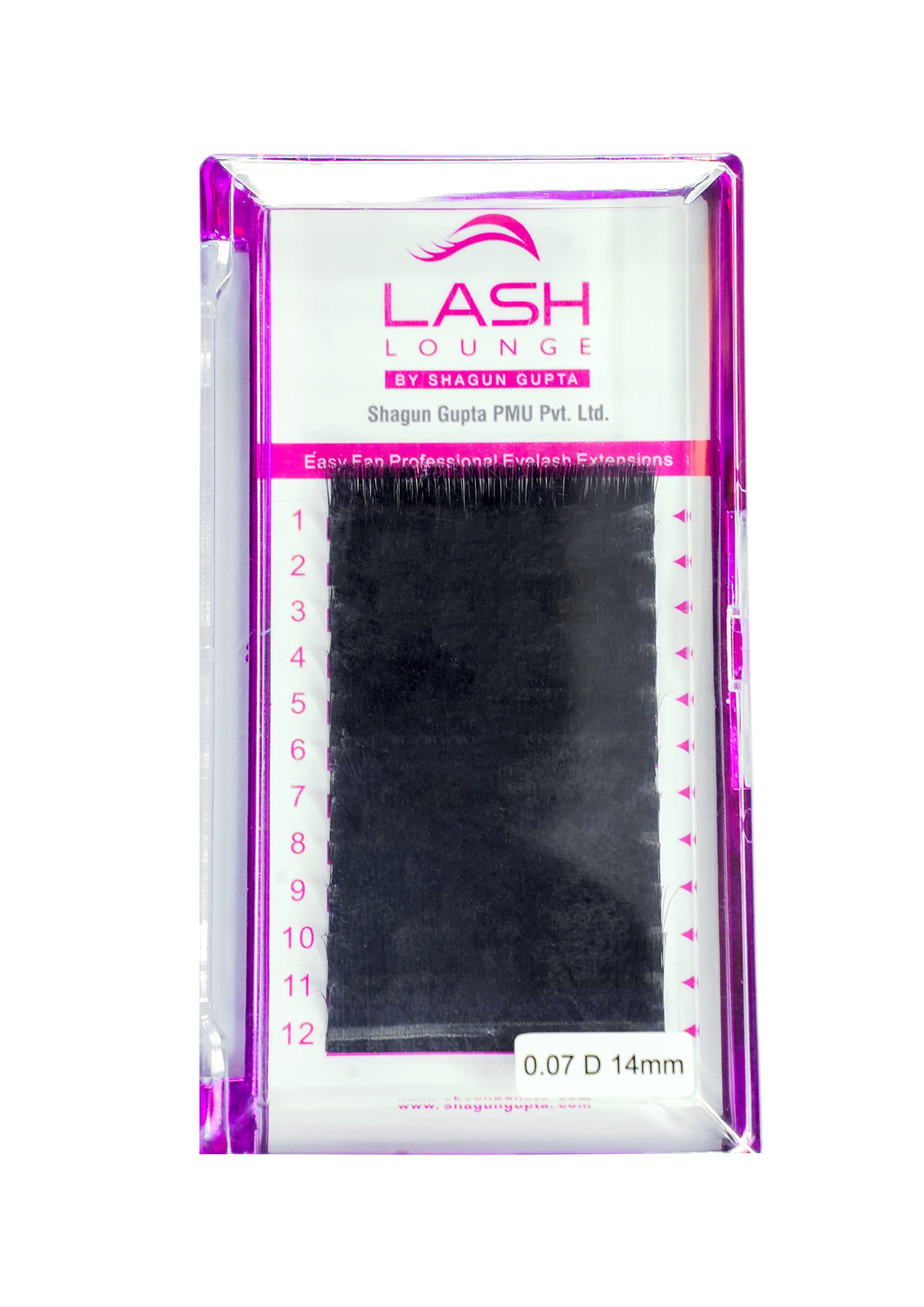 Lash Lounge Easy Fan Eyelash Extensions - 0.7D Curl 14mm Natural Volume Lashes for Dramatic Eye Look | Perfect for Weddings, Parties & Special Occasions
