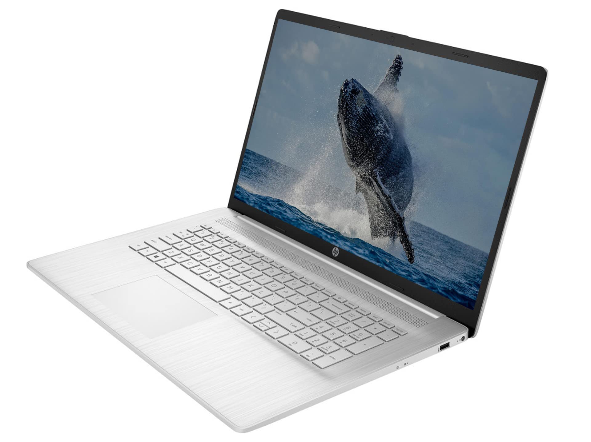 HP 17 HD+ Laptop 2023 - Intel Core i3-1125G4 Quad-Core Processor, 32GB RAM, 1TB SSD - Webcam, Wi-Fi 6, HDMI, USB-C, Fast Charging, Bluetooth 5.0 - Windows 11 Pro - Perfect for School, Business & Home Office - Includes ROKC HDMI Cable