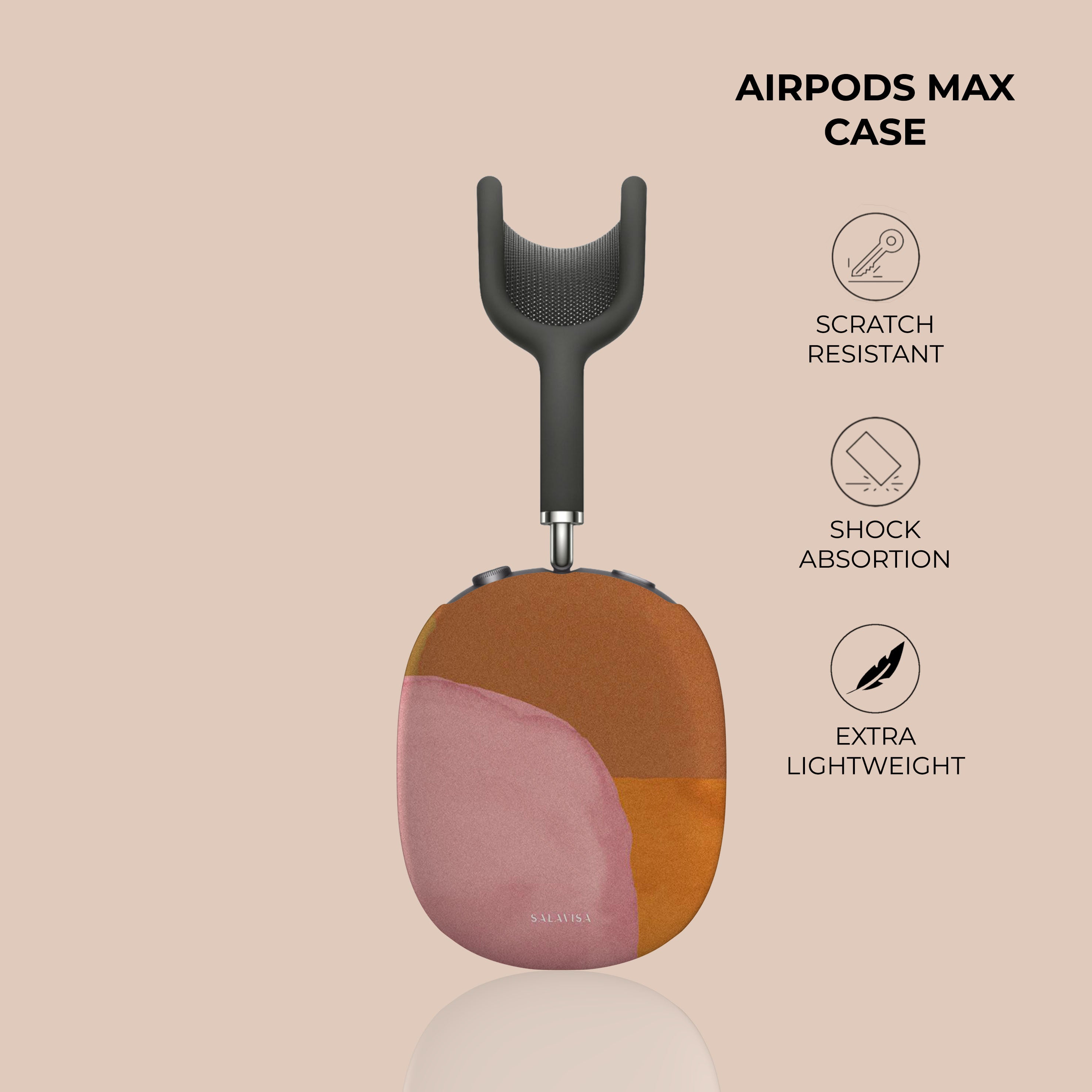 Premium Harmony Watercolor AirPods Max Case - Stylish Protective Cover for Apple AirPods Max Headphones - Perfect for Travel, Workout & Everyday Use