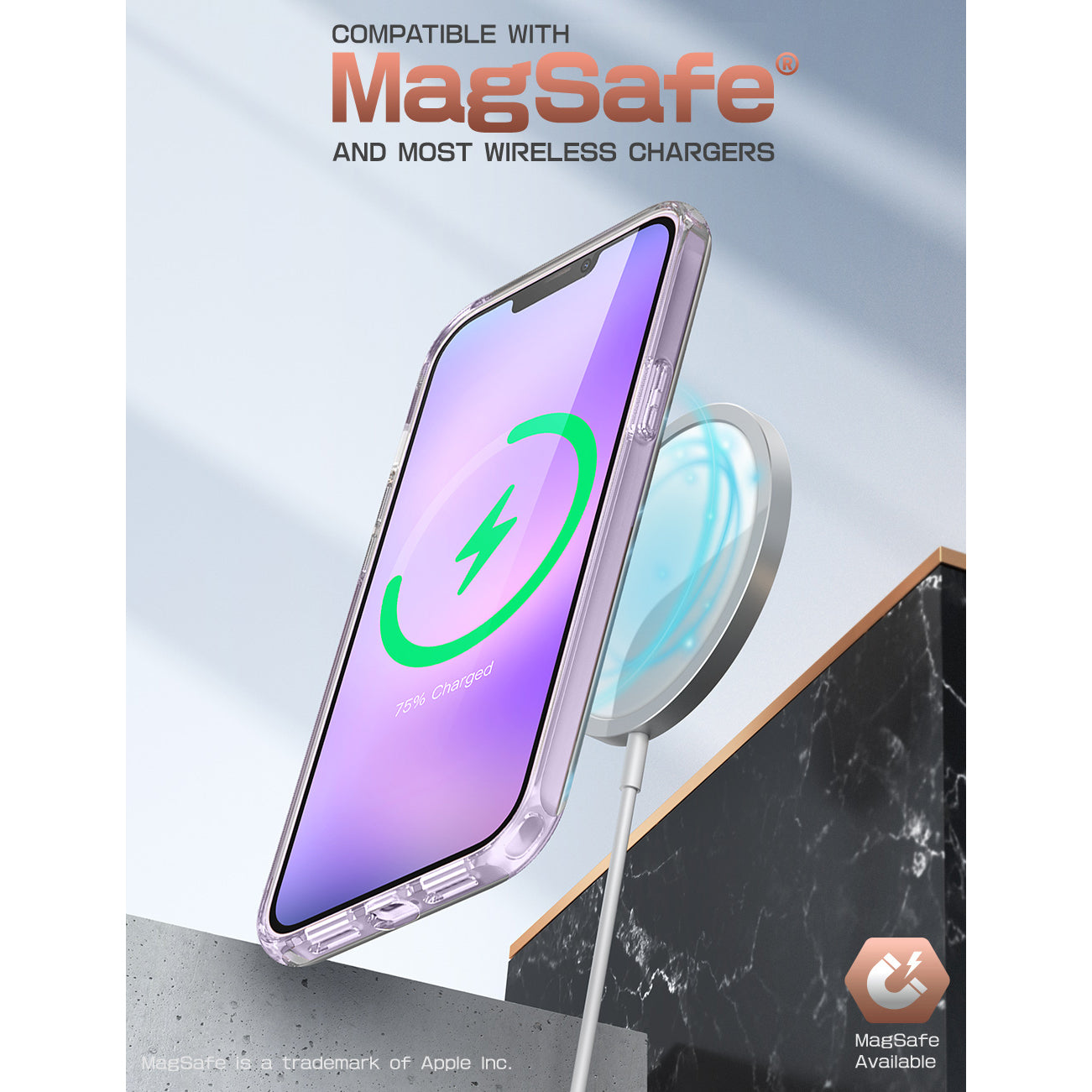 iPhone 14 Plus Case 6.7 Inch - Slim Clear Protective Cover with Unicorn Beetle Style | Shockproof & Scratch Resistant | Perfect for Everyday Use, Travel & Outdoor Activities