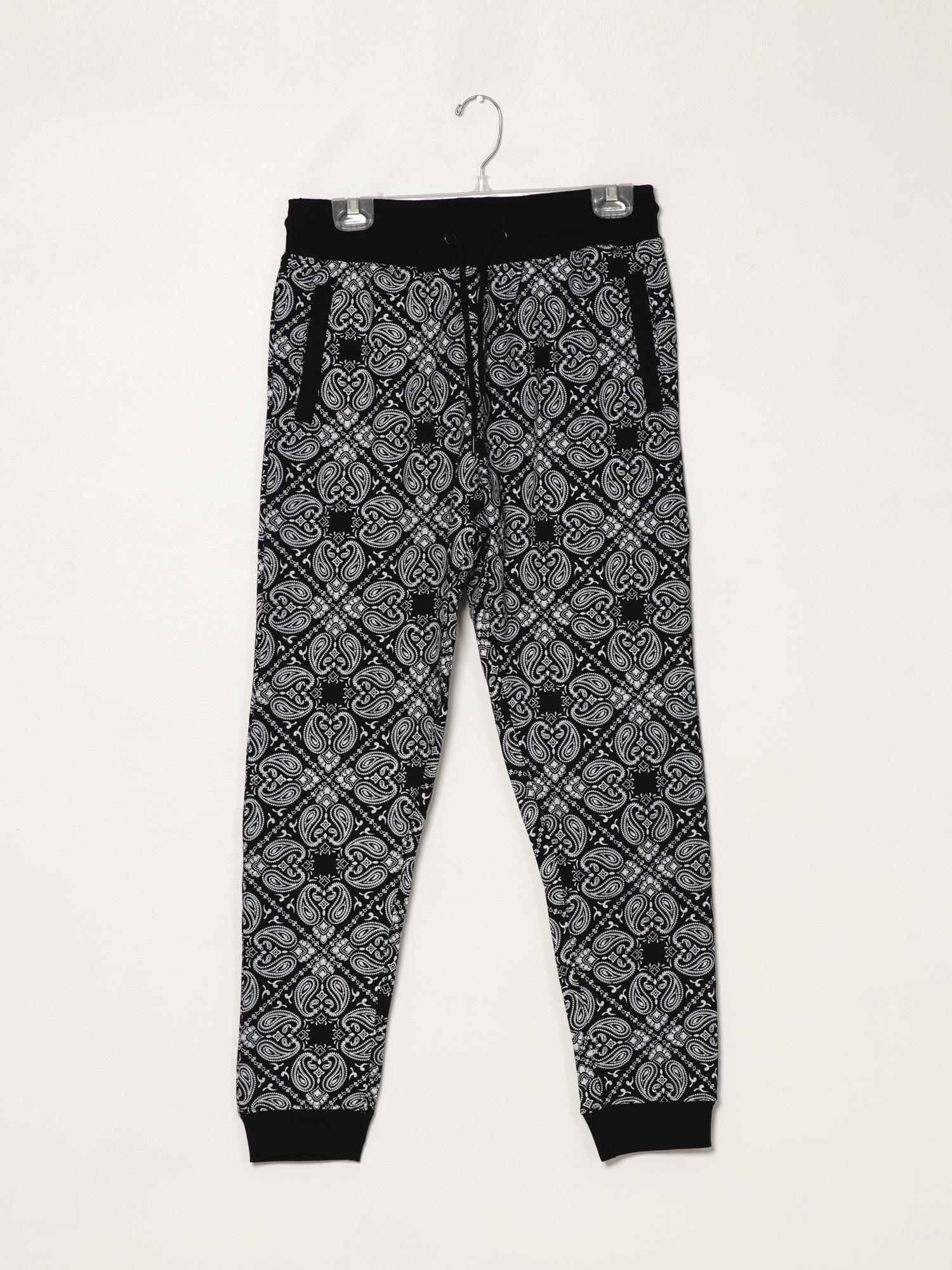Crooks & Castles Bandana Print Sweatpants - Men's Hip Hop Joggers for Streetwear & Lounge Comfort - Clearance Sale