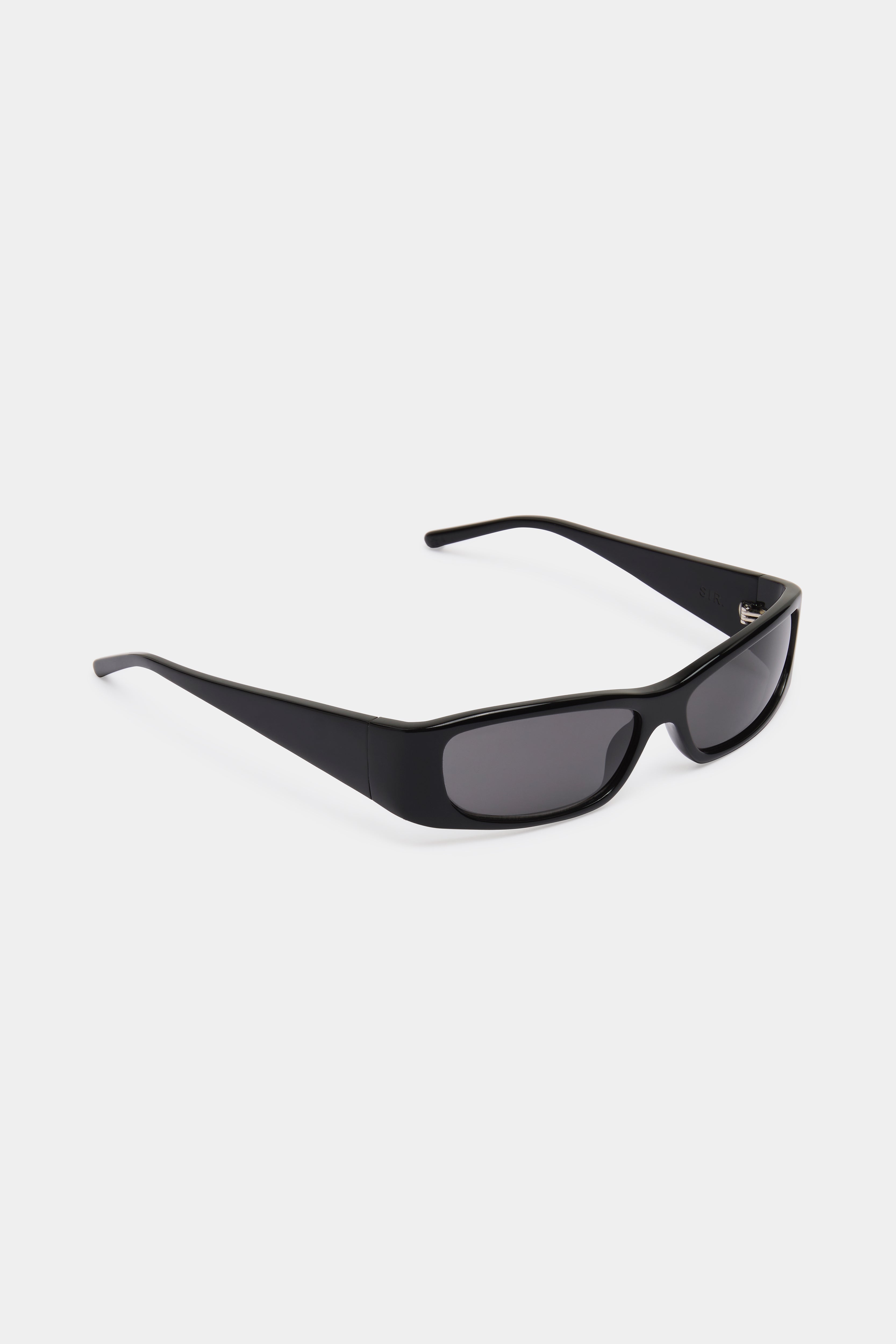 Fast & Stylish Black Sports Sunglasses - UV Protection for Running, Cycling & Outdoor Activities