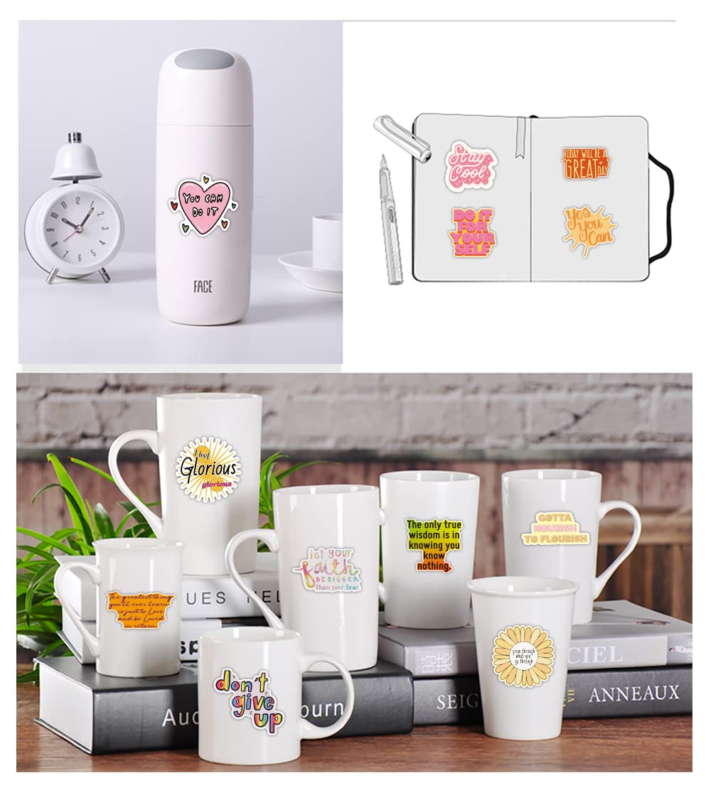 100 Pack Waterproof Vinyl Stickers for Hydro Flask, Laptop, Skateboard & Luggage - Cute VSCO Stickers for Kids, Teens & Girls - Perfect for DIY Crafts, School Supplies & Personalizing Water Bottles