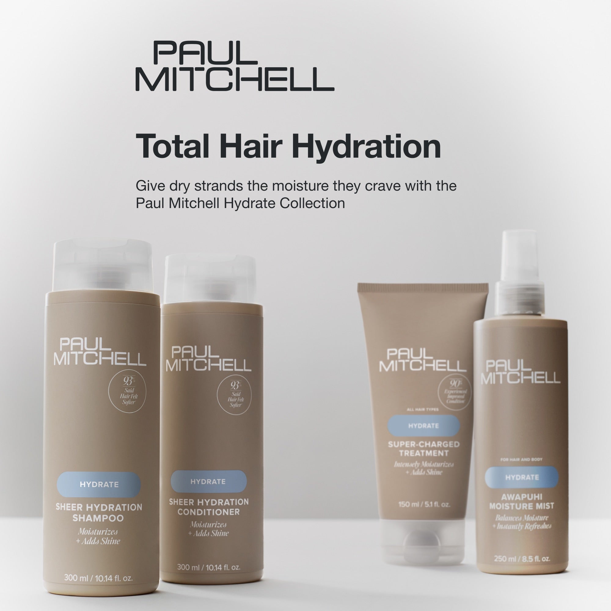 Awapuhi Moisture Mist Hydrating Hair Spray with Natural Hawaiian Ginger Extract - Revitalize Dry & Damaged Hair for Soft, Shiny Locks | Perfect for Daily Use, Travel & Post-Workout Refresh