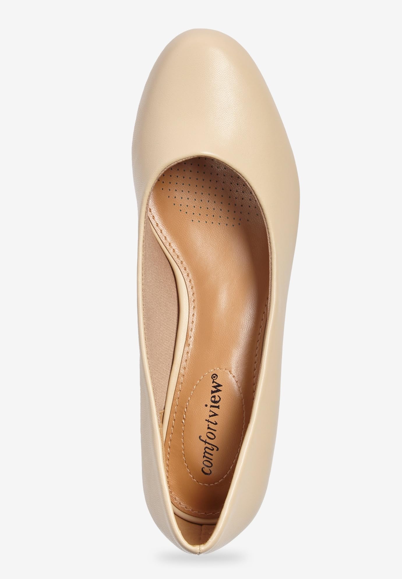 Comfortview Women's Wide Width The Vida Pump - Stylish & Comfortable Heels for Work, Party & Special Occasions