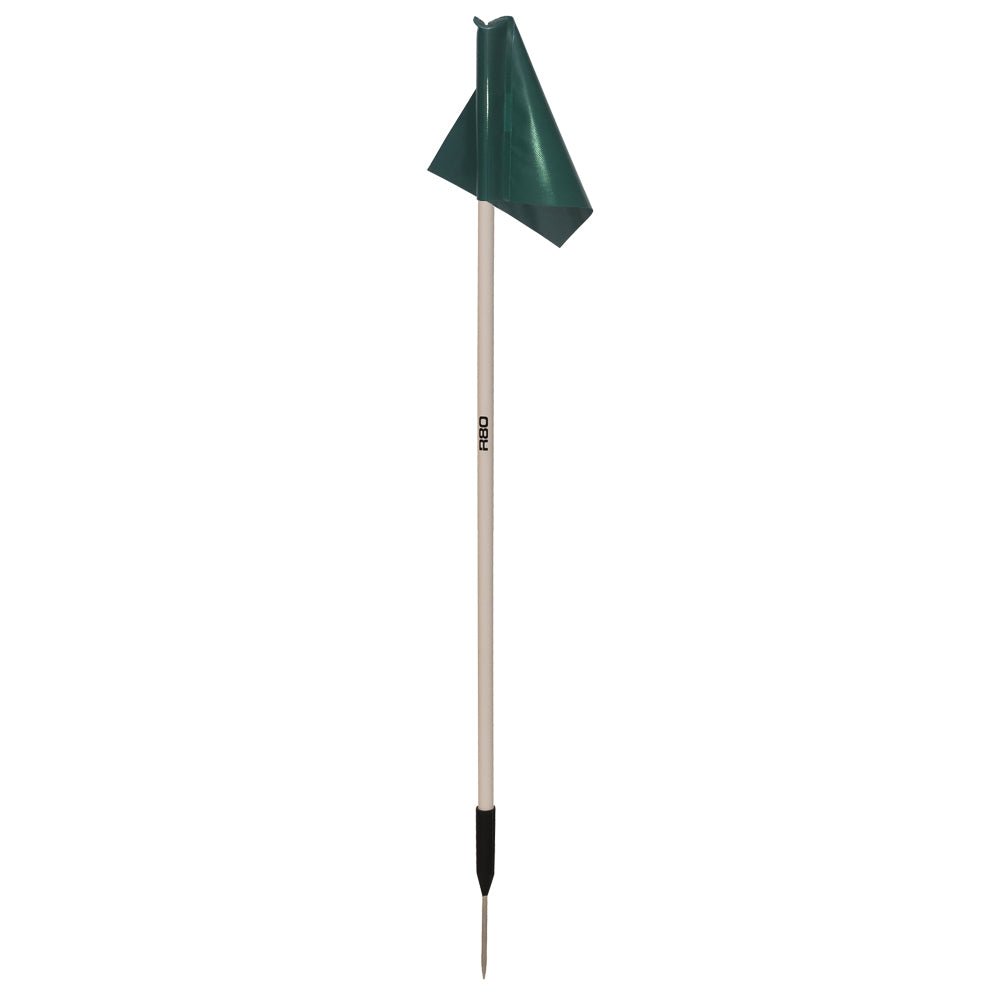 Sideline Pole with Top Tarp Flag - Durable Football Field Marker for Outdoor Sports, Games, and Events - Perfect for Football, Soccer, Rugby, and Tailgating Parties