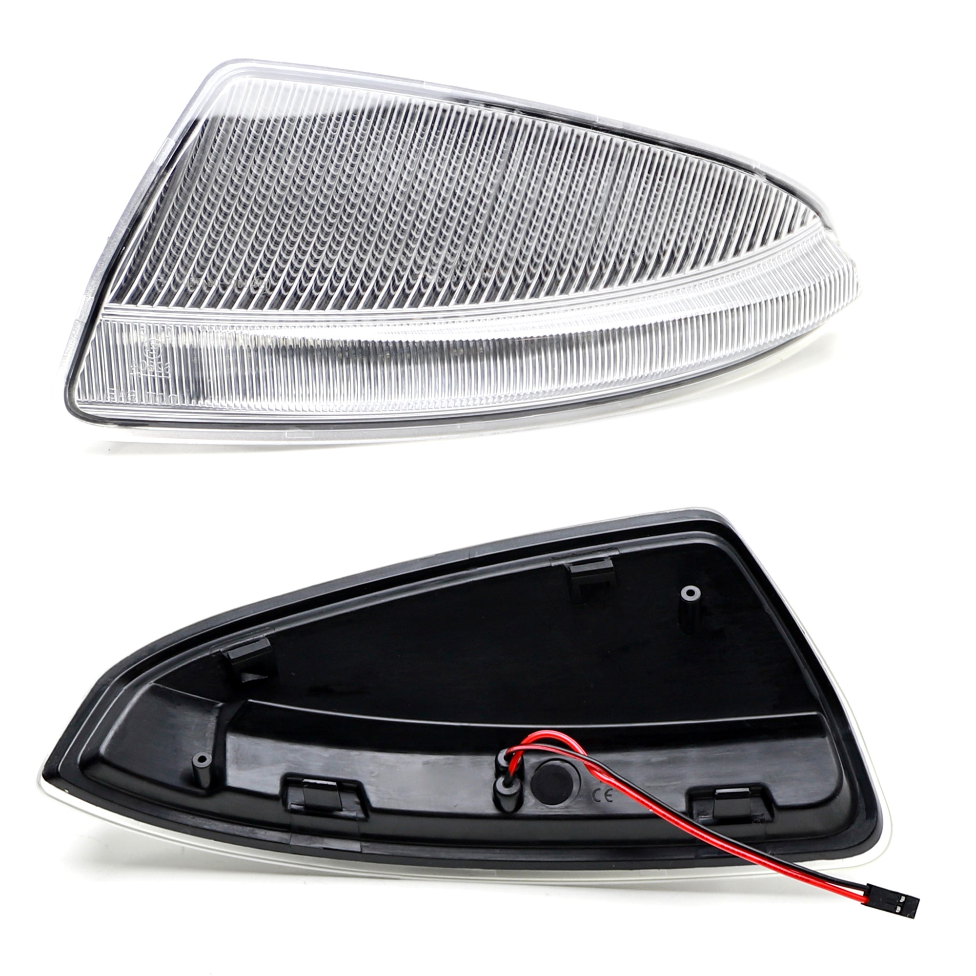 Clear Lens Full LED Sequential Blink Side Mirror Light For Mercedes W204 C Class - Upgrade Your Car's Style & Safety | Perfect for Night Driving & Customization
