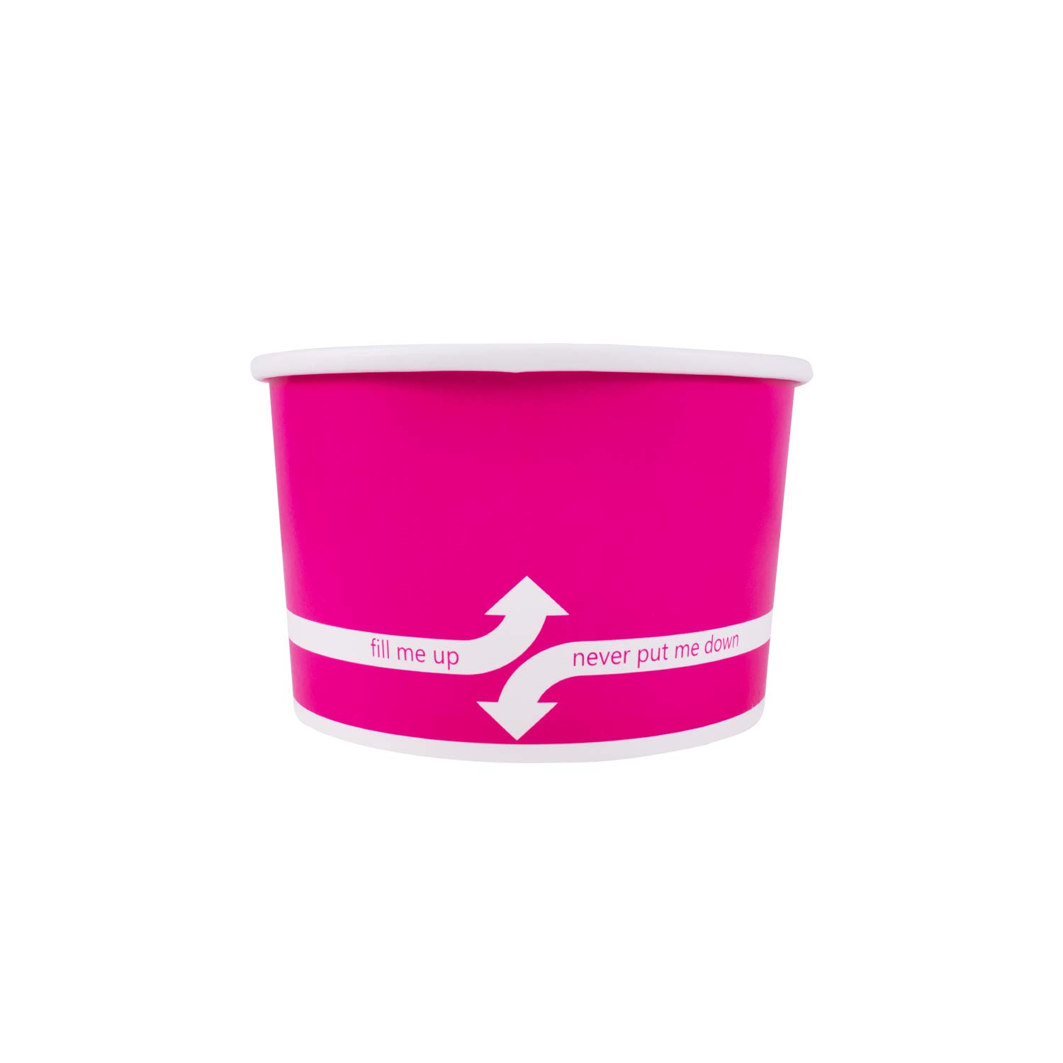 20oz (600 ct) Pink Paper Ice Cream Cups & Soup Bowls - Hot/Cold Food Containers for Ice Cream, Gelato, Yogurt, Soup & Snacks - Perfect for Parties, Catering & Dessert Shops