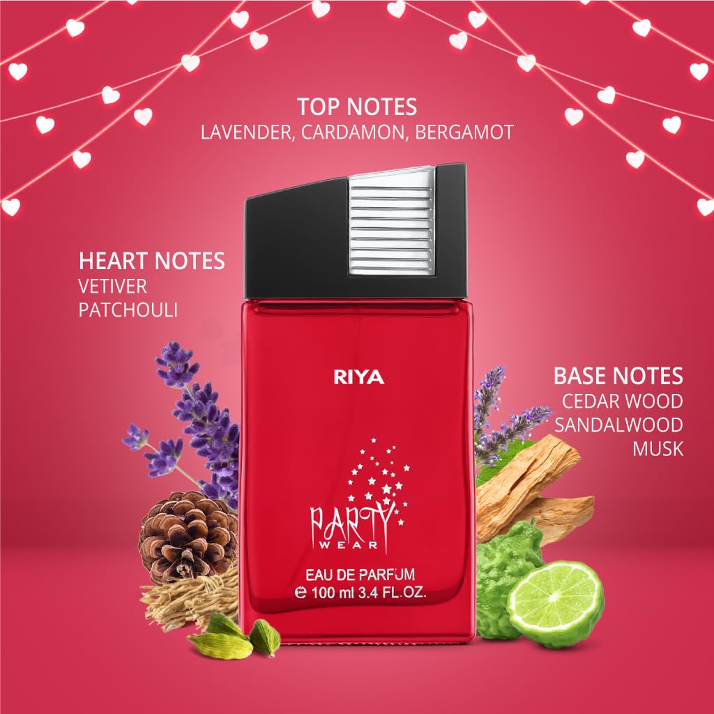 Riya Women's Perfume 100ml & Deodorant 200ml Combo Set - Long Lasting Floral Fragrance for Women - Perfect for Daily Wear, Office, Date Night & Special Occasions