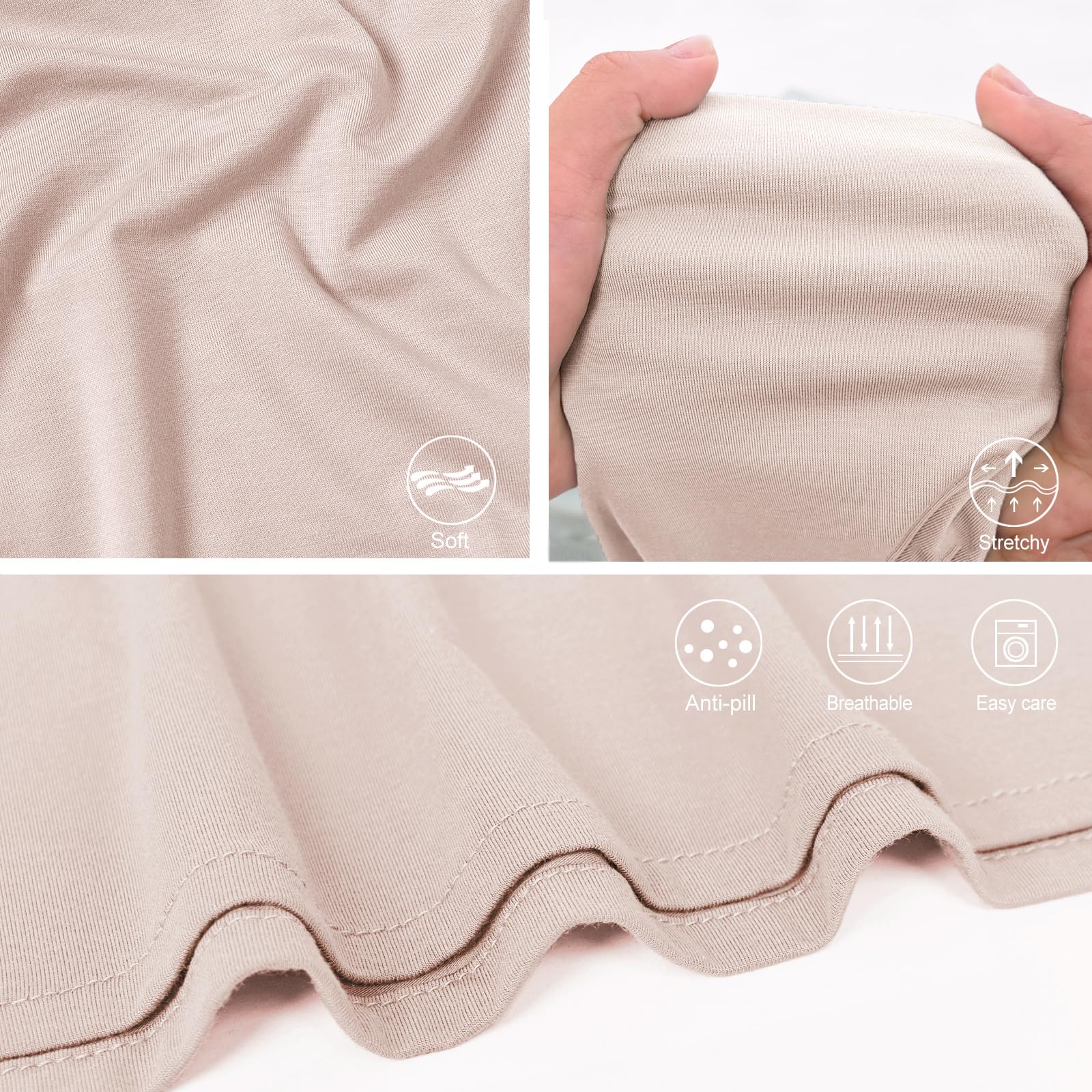 Soft Newborn Swaddle Blanket with Hat Set - 35