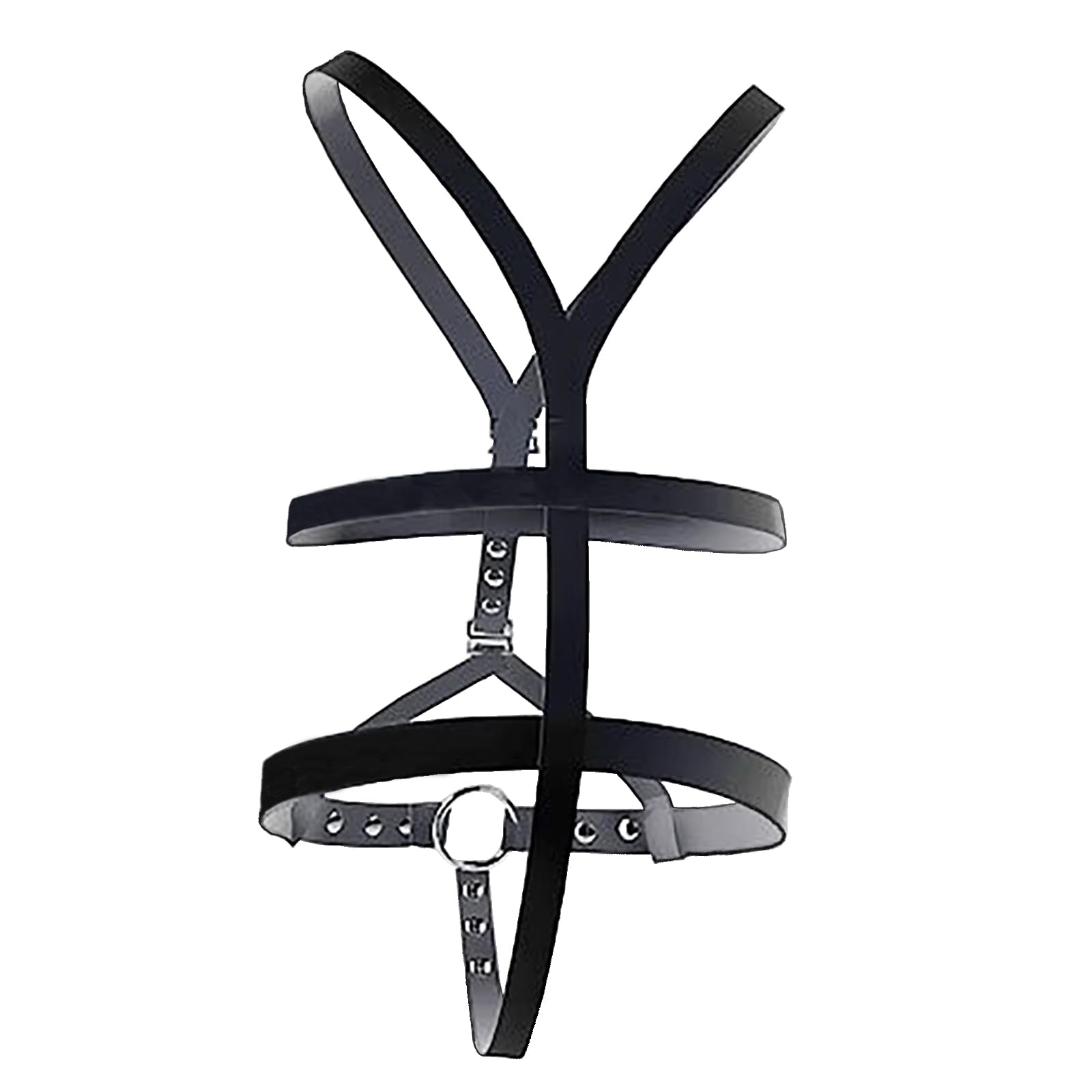 Adjustable Chastity Belt for Men - Stretchable Bondage Toy with Y-Shape Straps, BDSM Cage Accessories for Adult Play - Perfect for Roleplay, Fetish & BDSM Scenes