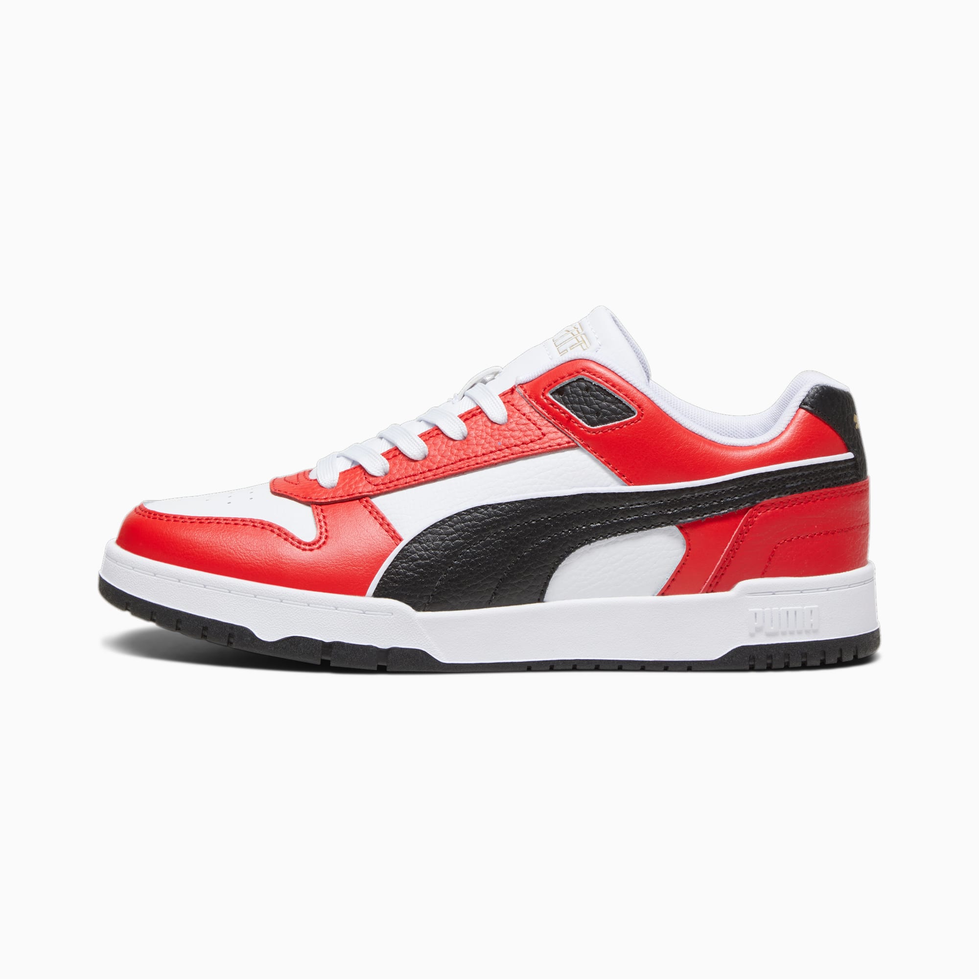 PUMA Men's Game Low Sneakers - Red/Black Basketball Shoes for Men | Comfortable & Stylish for Casual Wear, Sports & Outdoor Activities