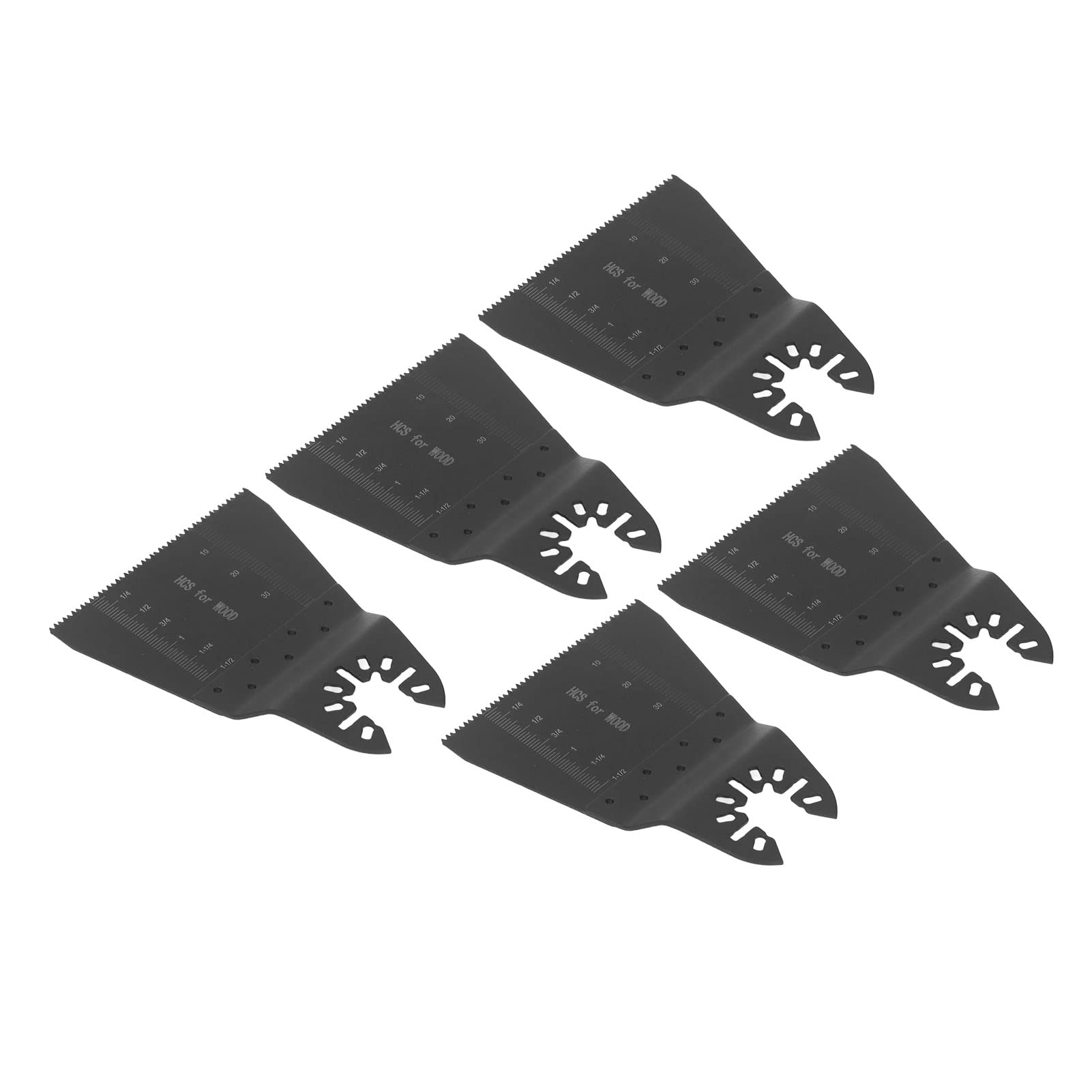 65mm 5-Piece Multi-Purpose Oscillating Tool Blade Set - Compatible with Wood & Laminate Cutting - Perfect for DIY Projects, Home Renovations & Professional Use