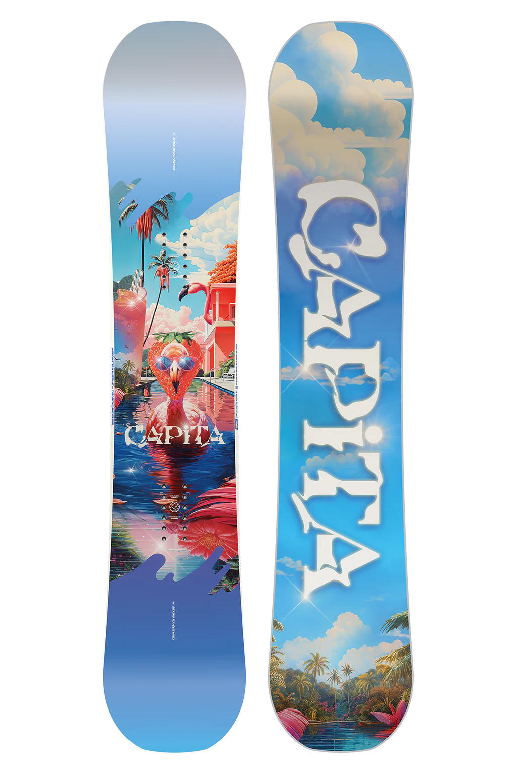 Capita Space Metal Fantasy Snowboard 2025 - 153cm Freestyle Snowboard for Men & Women | Perfect for Park, Powder & All-Mountain Riding