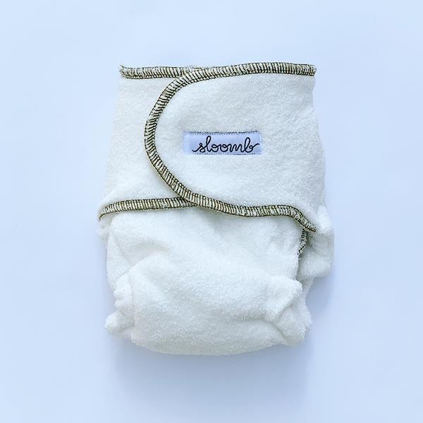 Sloomb Snapless Multi Fitted Organic Cotton Baby Cloth Diapers - Soft, Breathable & Absorbent for Newborns & Toddlers - Perfect for Daycare, Travel & Eco-Friendly Parenting