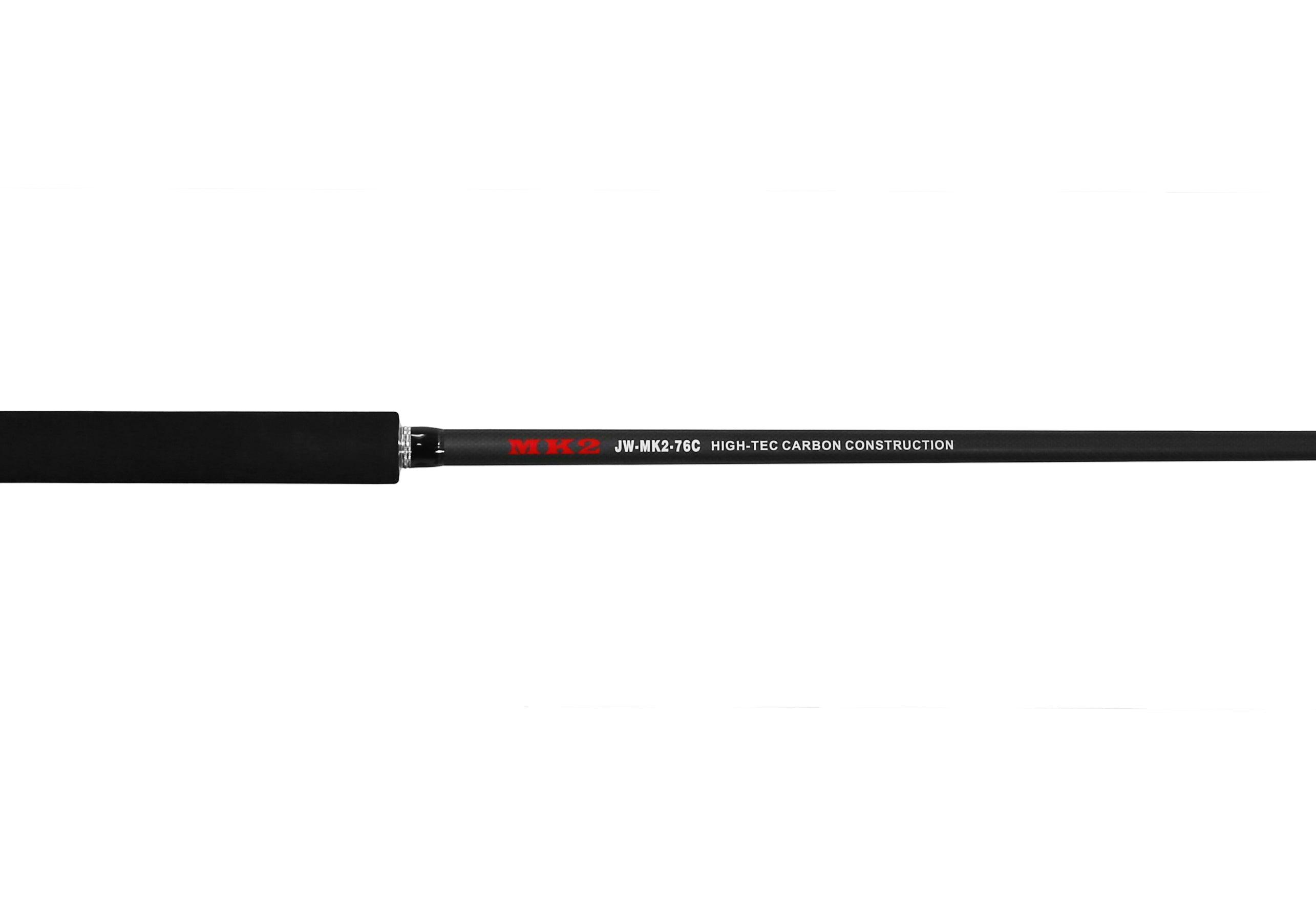 Jigging World MK2 Nano Carbon Fishing Rods - Ultra Lightweight & Sensitive for Saltwater and Freshwater Angling - Perfect for Jigging, Casting, and Trolling