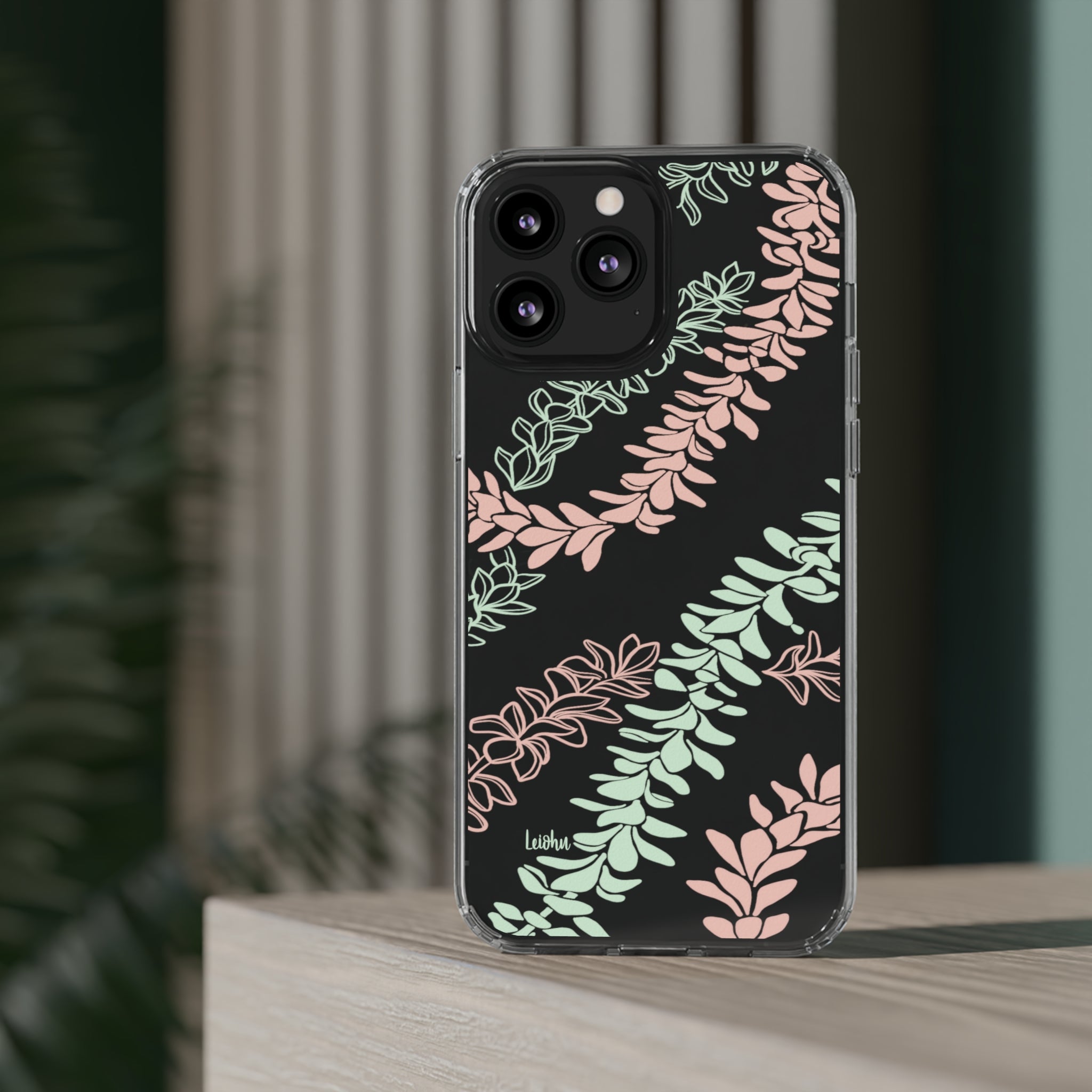 Groovy Pua Melia Clear Phone Case - Slim Protective Cover for iPhone 13, 12, 11 | Shatterproof & Scratch-Resistant | Perfect for Everyday Use, Travel & Outdoor Activities