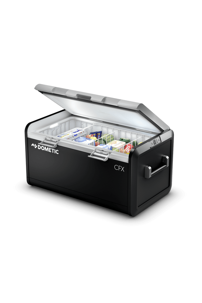 Dometic CFX3 100 Portable Electric Cooler - 99L/35QT Car Fridge for Camping, Road Trips & Outdoor Adventures - 12V/24V DC & 110-240V AC Powered