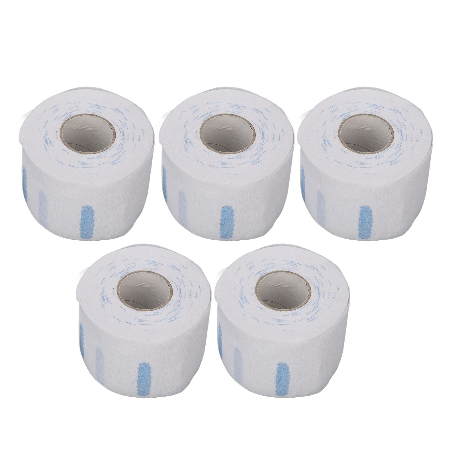 **Disposable Stretchy Barber Neck Strips - 5 Rolls for Hairdressing & Barbershop Use | Sanitary Neck Protection for Haircuts, Shaving & Styling**    *(Perfect for salons, barbershops & home grooming to keep clients clean & comfortable during haircuts, beard trims & styling sessions.)*