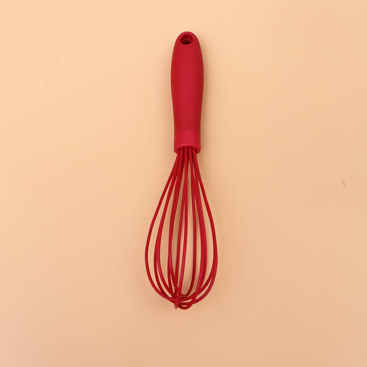 Hemoton 3-Piece Silicone Egg Whisk Set - Non-Slip Handle Egg Mixer, Milk Cream Frother for Baking, Cooking & Kitchen Blending - Perfect for Smoothies, Coffee, Pancakes & Desserts (Random Color)