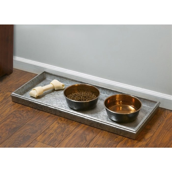 Durable Galvanized Steel Multi-Purpose Boot Tray for Entryway, Mudroom & Garage - Non-Slip Shoe Organizer Mat for Wet & Dirty Footwear