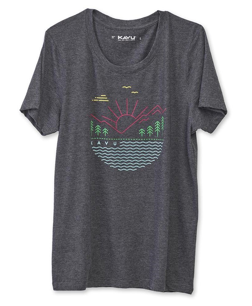 KAVU Spirit Seeker Women's Casual Shirt - Lightweight Comfortable Short Sleeve Top for Outdoor Adventures, Travel & Everyday Wear