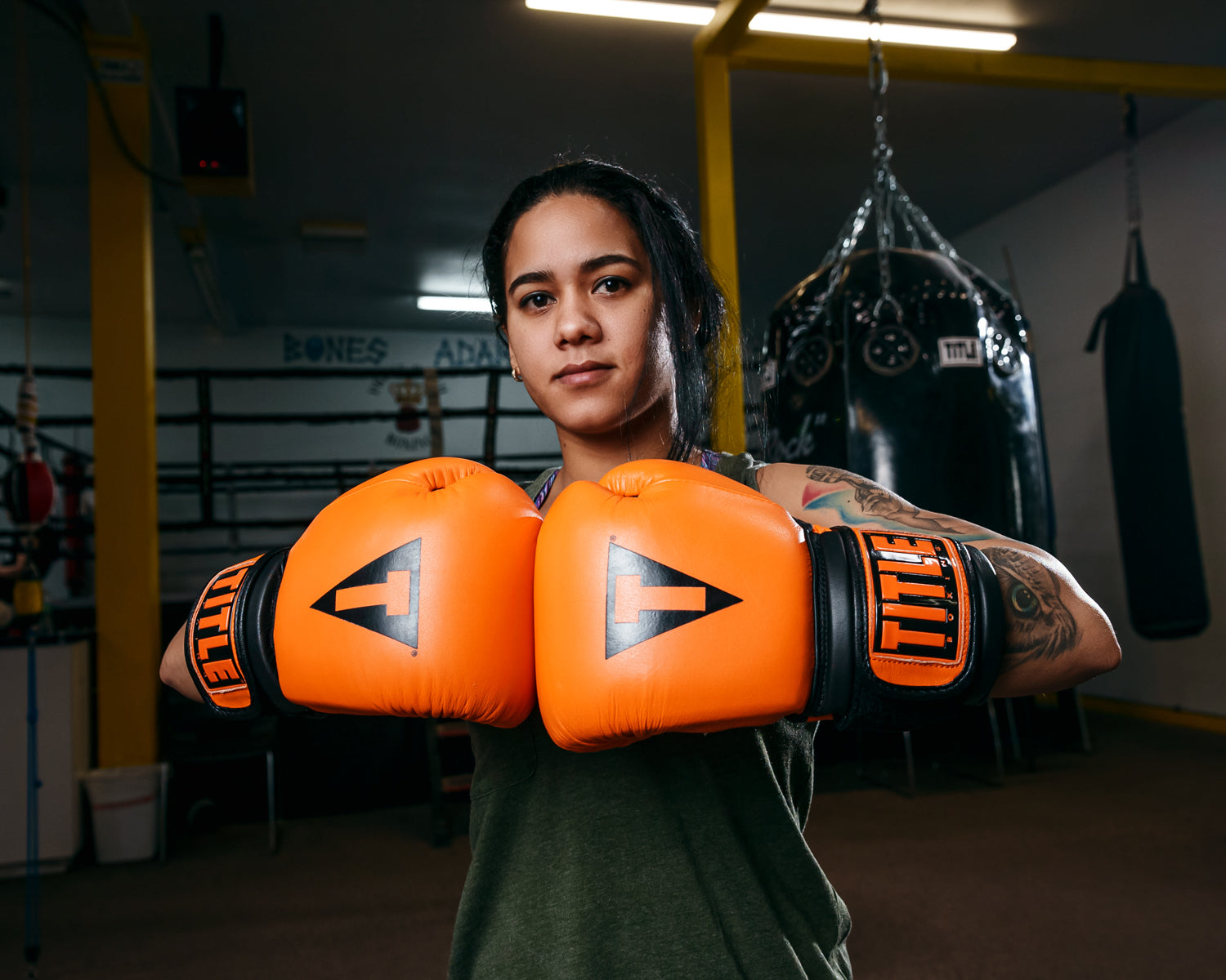 TITLE Boxing Dauntless Training Boxing Gloves for Men & Women - Premium MMA, Kickboxing, and Heavy Bag Workouts - Ideal for Gym, Home Training, and Fitness Enthusiasts