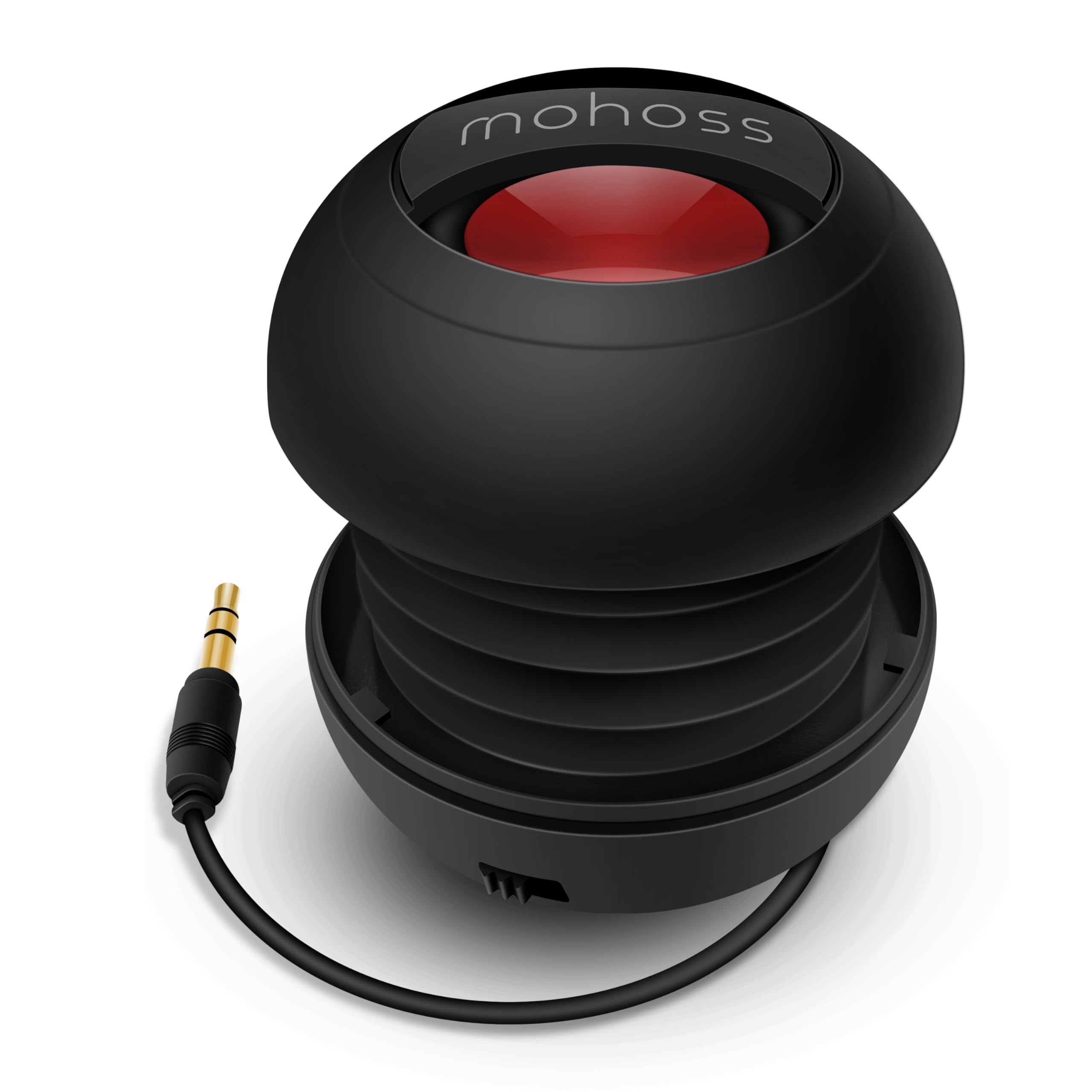 FYAPOO Mini Bluetooth Speaker - Portable Plug-in Speaker with 3.5mm AUX Audio Interface for Smartphone, Tablet, Computer | Perfect for Travel, Outdoor Activities & Home Use
