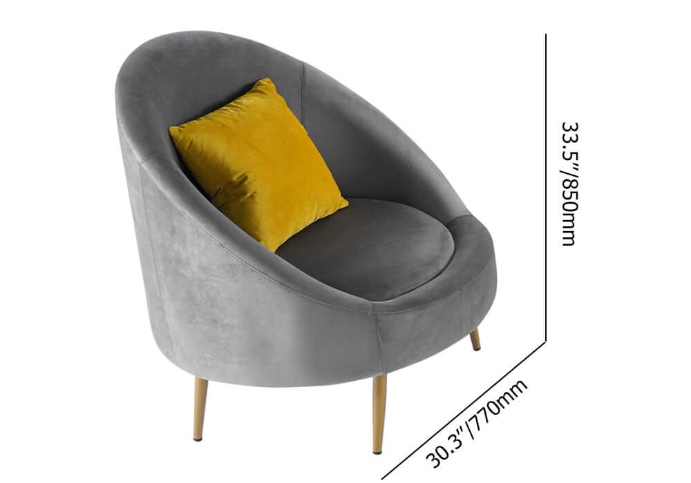 Modern 3-Piece Gray Flannel Upholstered Living Room Sofa Set - 2 Accent Chairs & 3-Seater Couch - Perfect for Small Spaces, Apartments and Cozy Home Decor