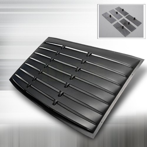 Brightt Compatible Rear Window Louver for 2005-2009 Ford Mustang - Sleek Sun Shade & Style Upgrade for Muscle Cars